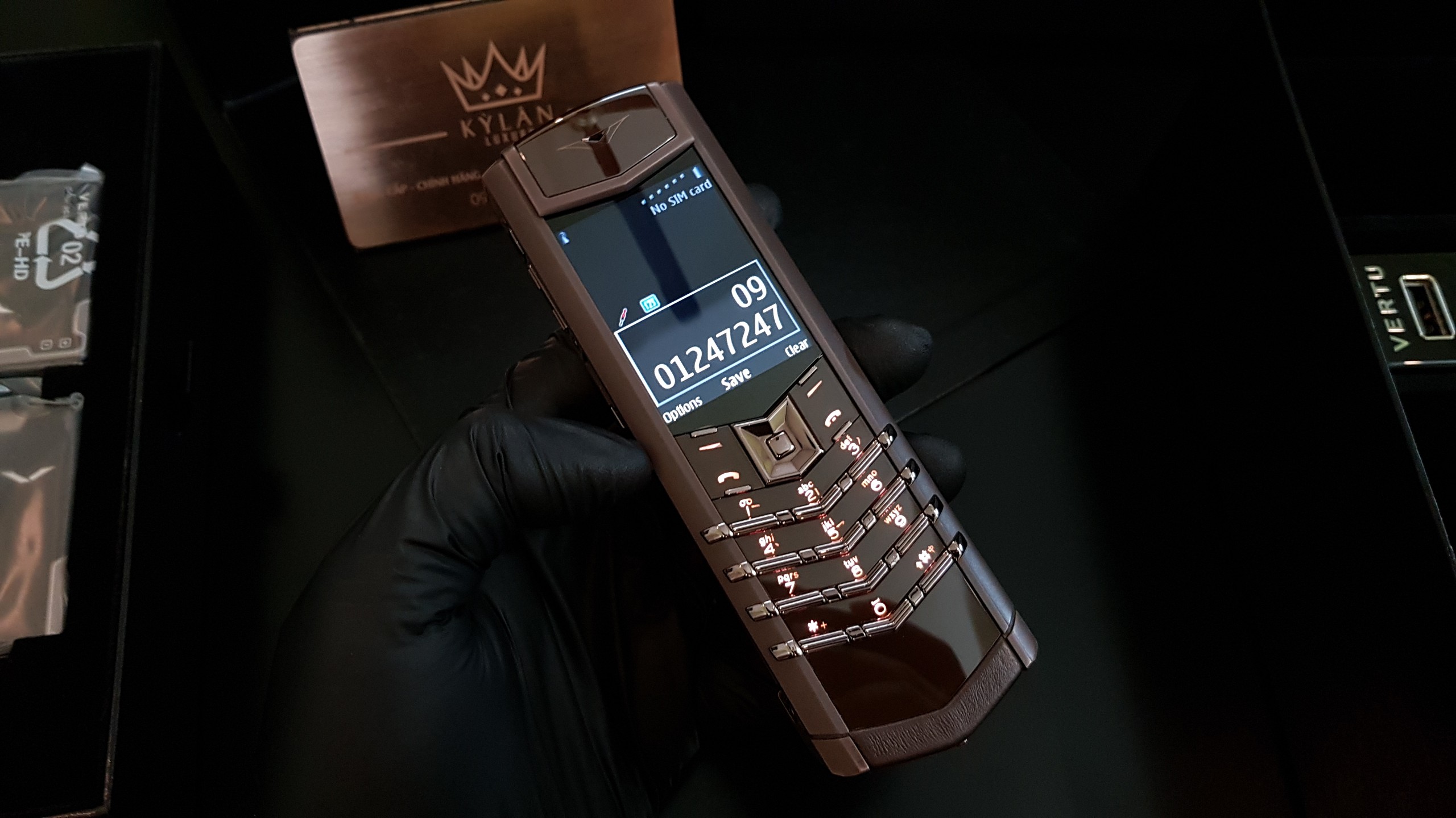 Kỳ Lân Luxury vertu signature s brown018 Vertu Signature S Brown