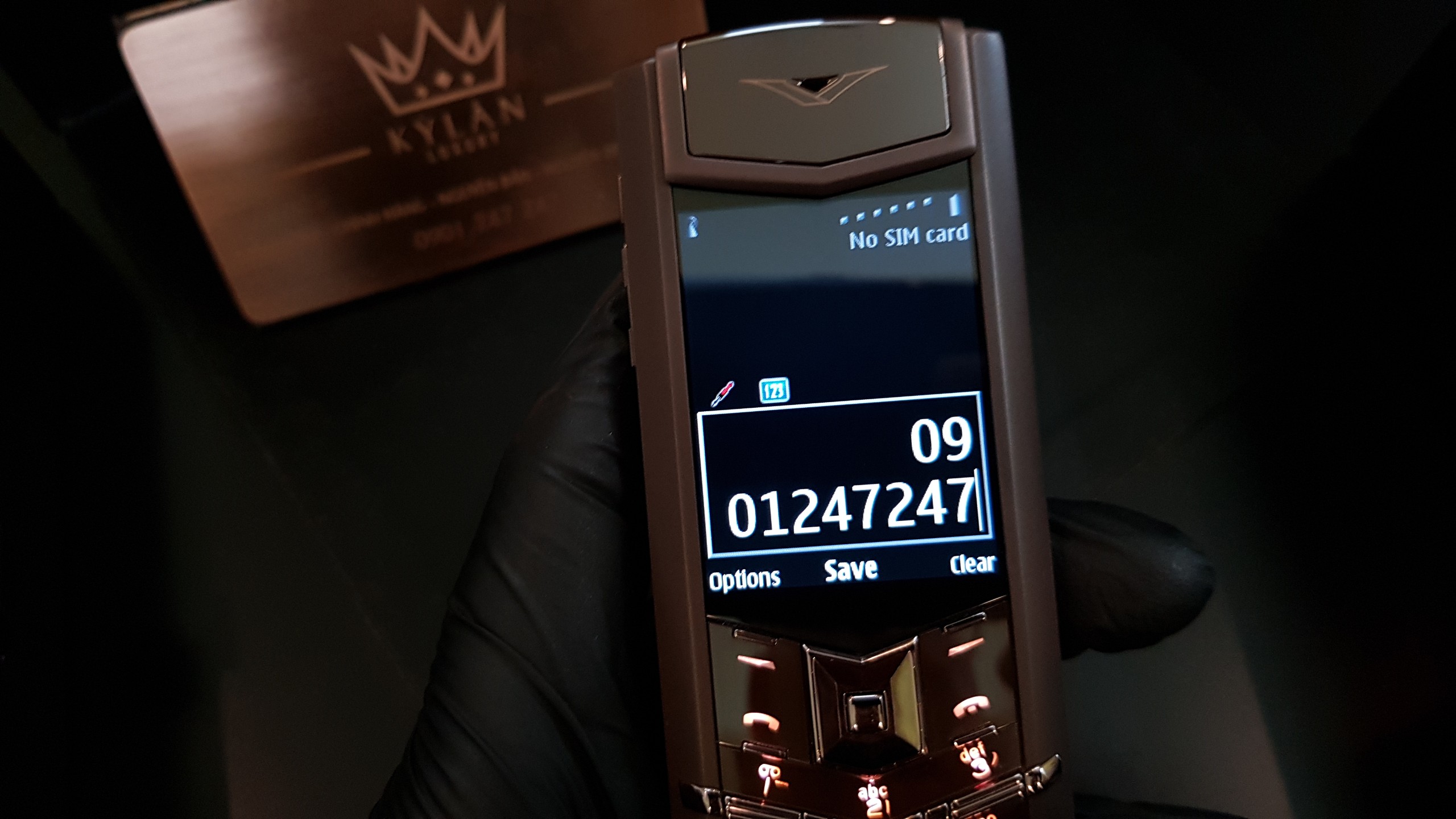 Kỳ Lân Luxury vertu signature s brown026 Vertu Signature S Brown