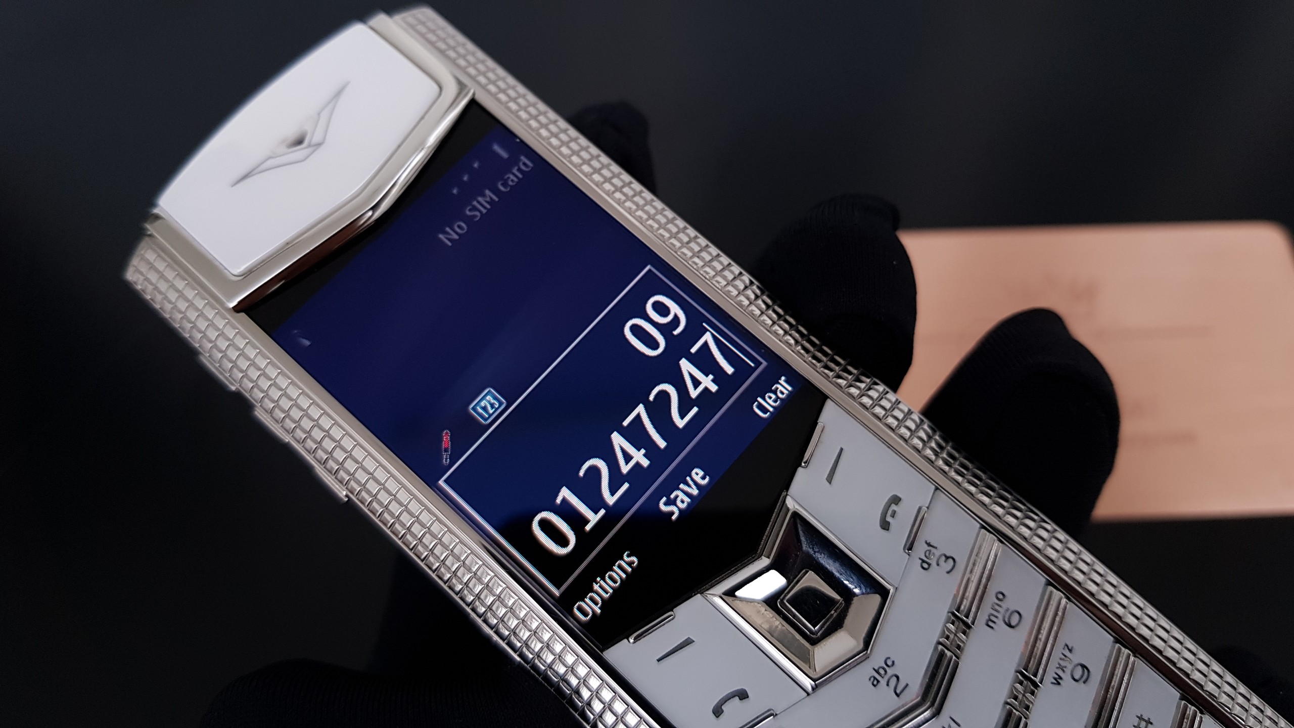 Kỳ Lân Luxury vertu signature s cloud de paris lung da ca sau 23 Vertu Signature S Clous De Paris Lưng Da Cá Sấu