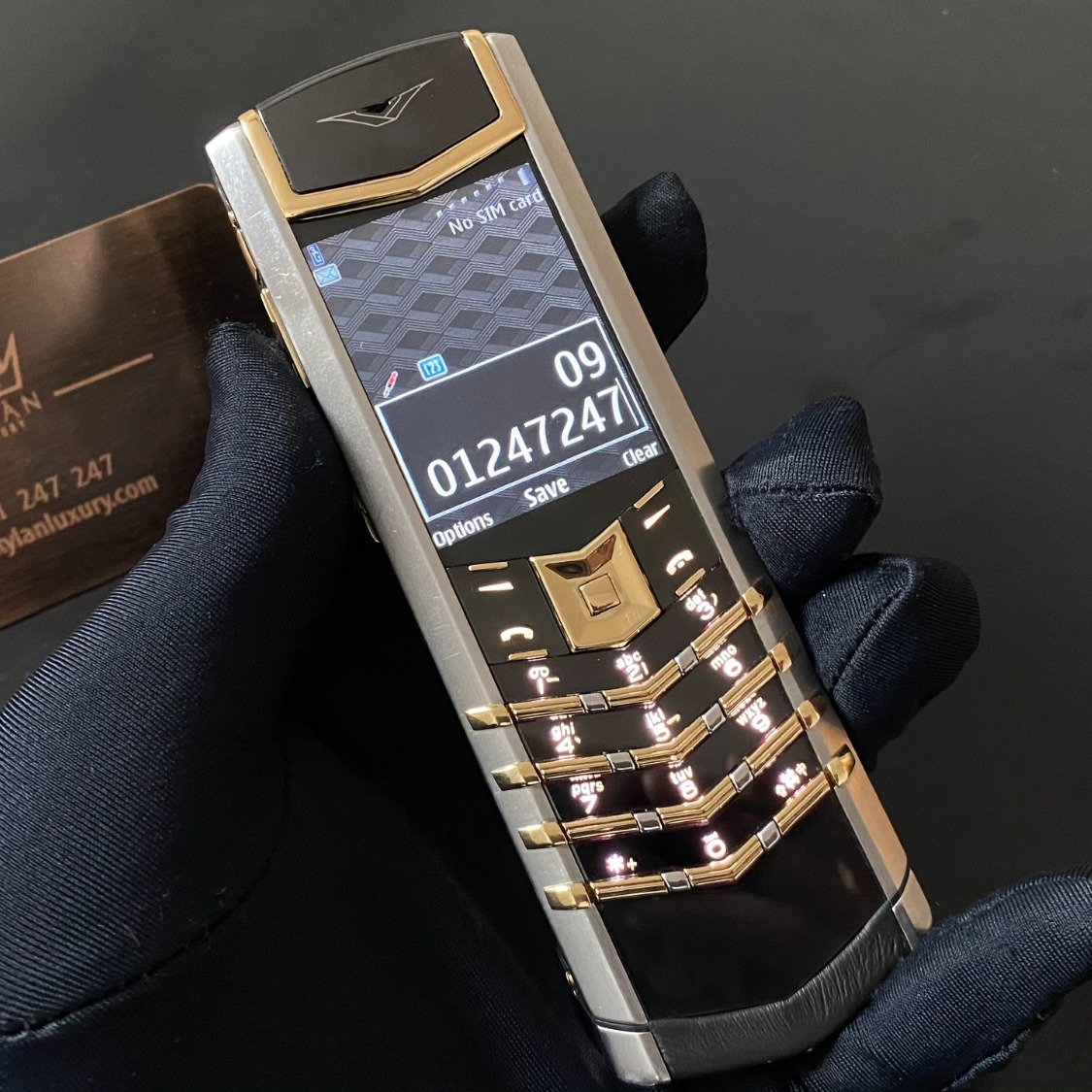 Vertu Signature S Điểm Vàng 2 Kỳ Lân Luxury vertu signature s die m va ng 4 Vertu Signature S Điểm Vàng