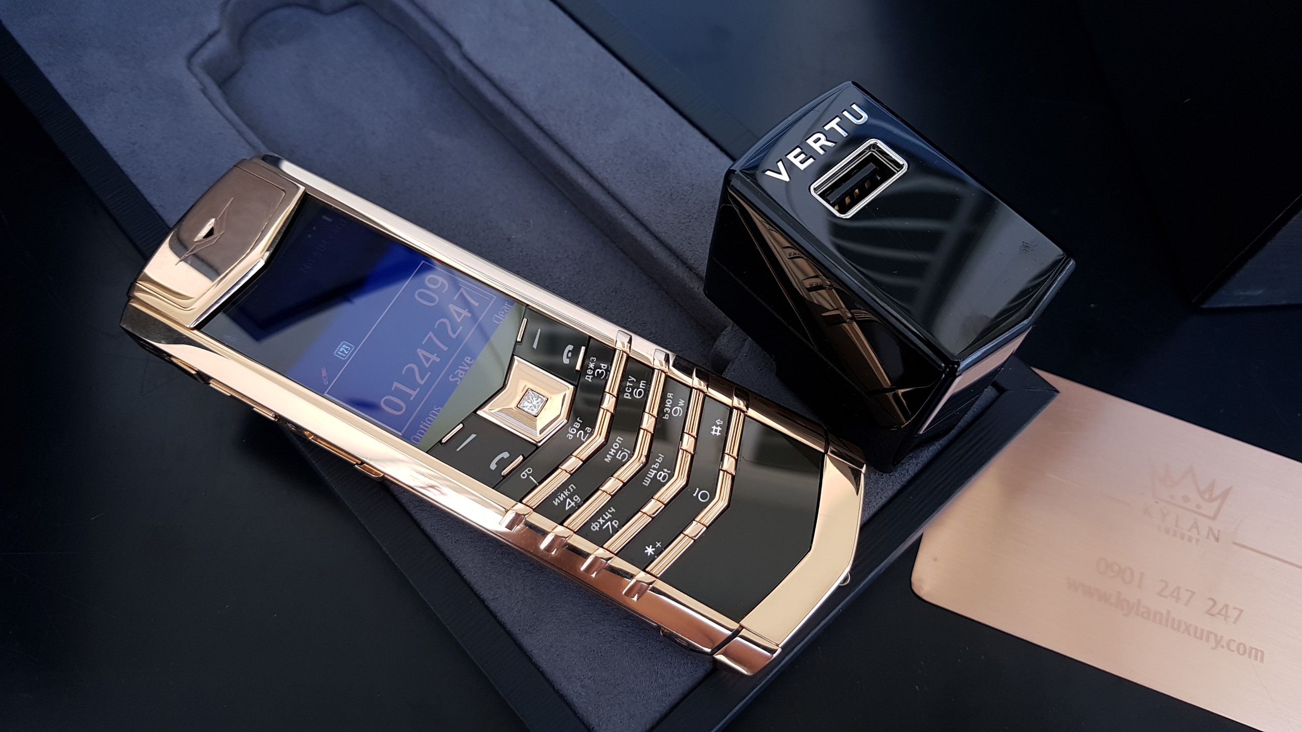 Vertu Signature S Full Gold 18K | Kỳ Lân