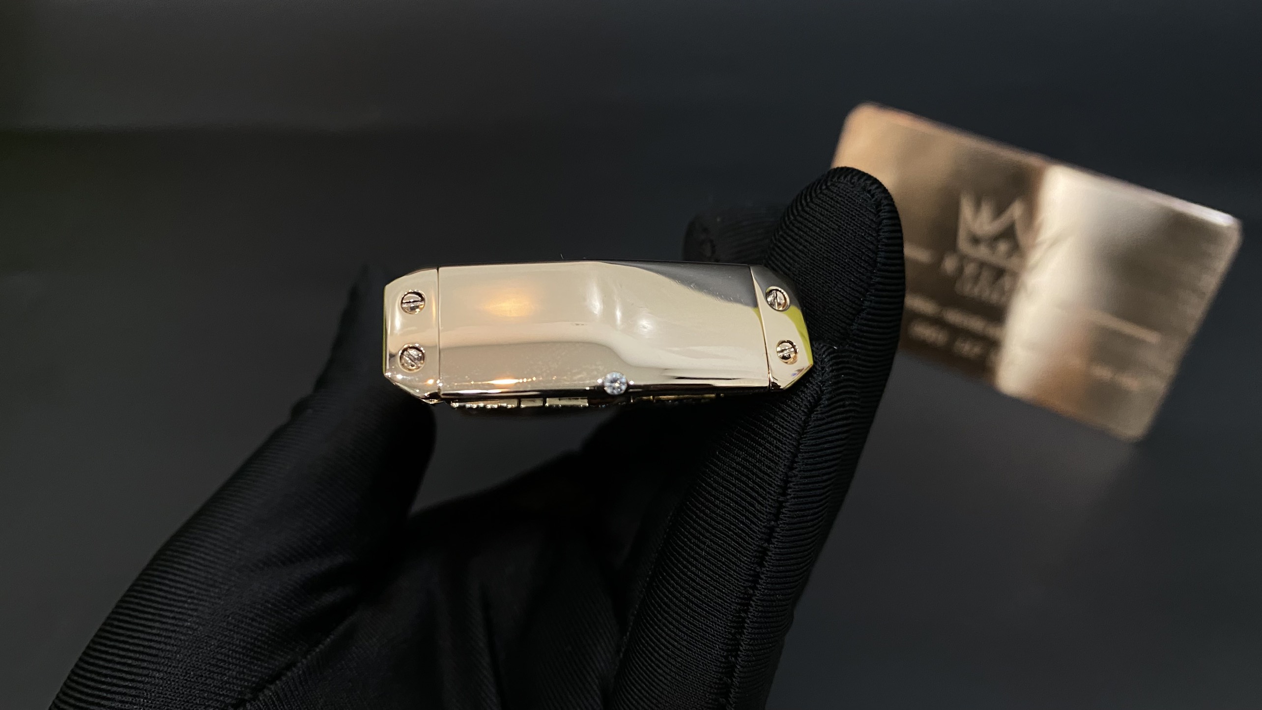 Kỳ Lân Luxury vertu signature s full gold full diamond 3 Vertu Signature S Full Gold Full Diamond
