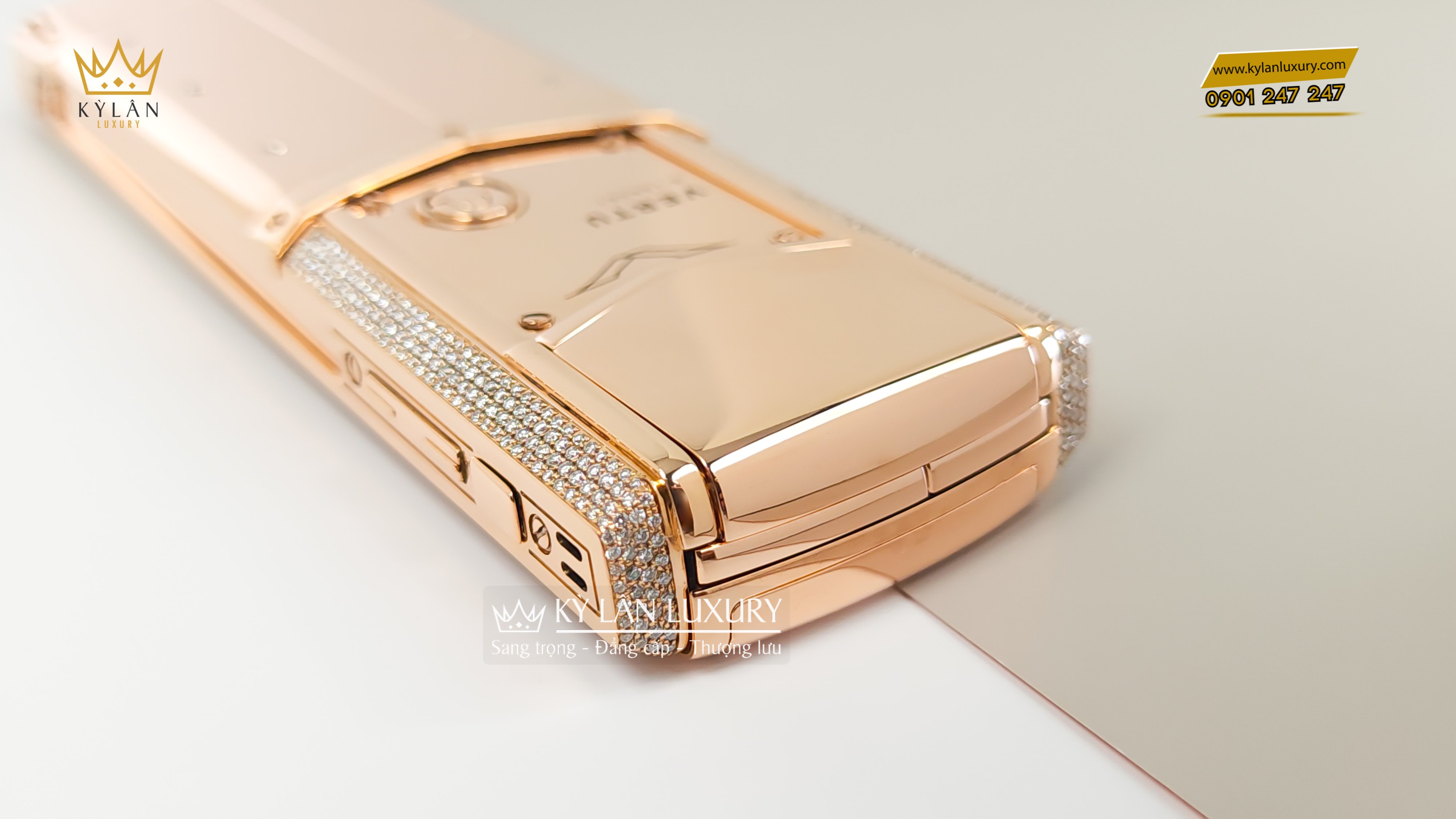 Vertu Signature S Full Gold Mix Diamond | Kỳ Lân Luxury