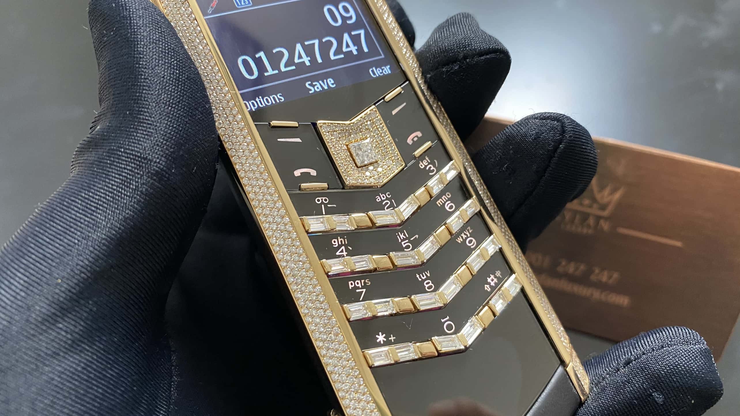 Kỳ Lân Luxury vertu signature s full kim va ng chanh fullbox 16 Vertu Signature S full kim vàng chanh fullbox