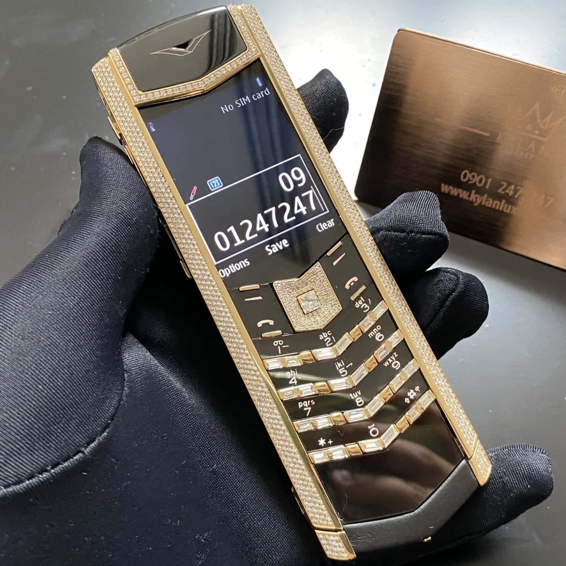 Kỳ Lân Luxury vertu signature s full kim va ng chanh fullbox 3 Vertu Signature S full kim vàng chanh fullbox