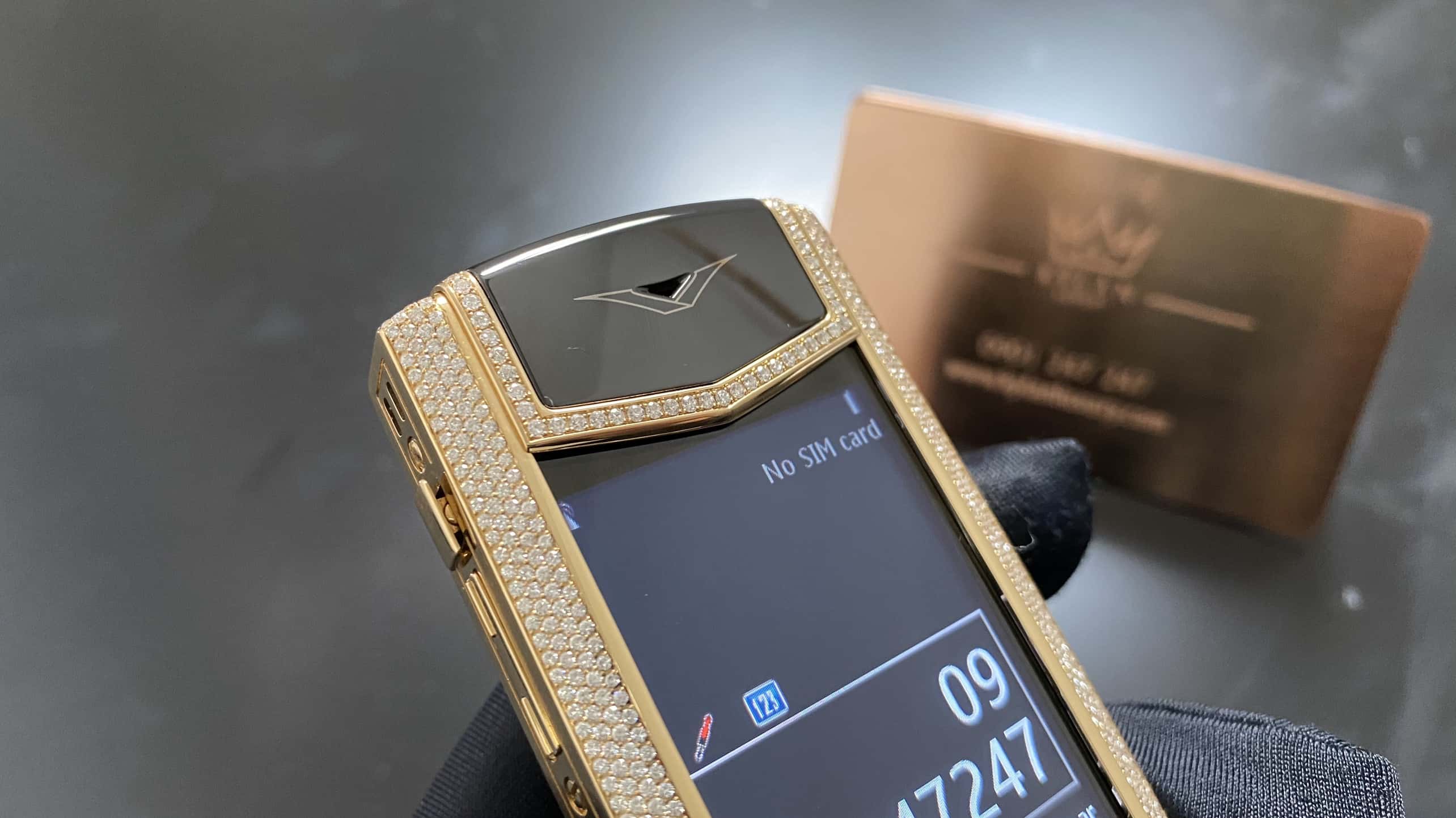 Kỳ Lân Luxury vertu signature s full kim va ng chanh fullbox 9 Vertu Signature S full kim vàng chanh fullbox