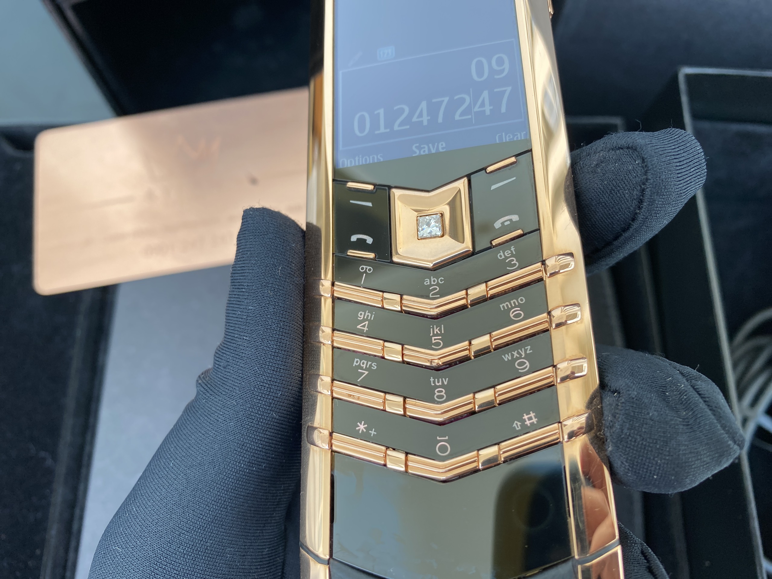 Kỳ Lân Luxury vertu signature s gold diamond point 37 Vertu Signature S Gold Diamond Point