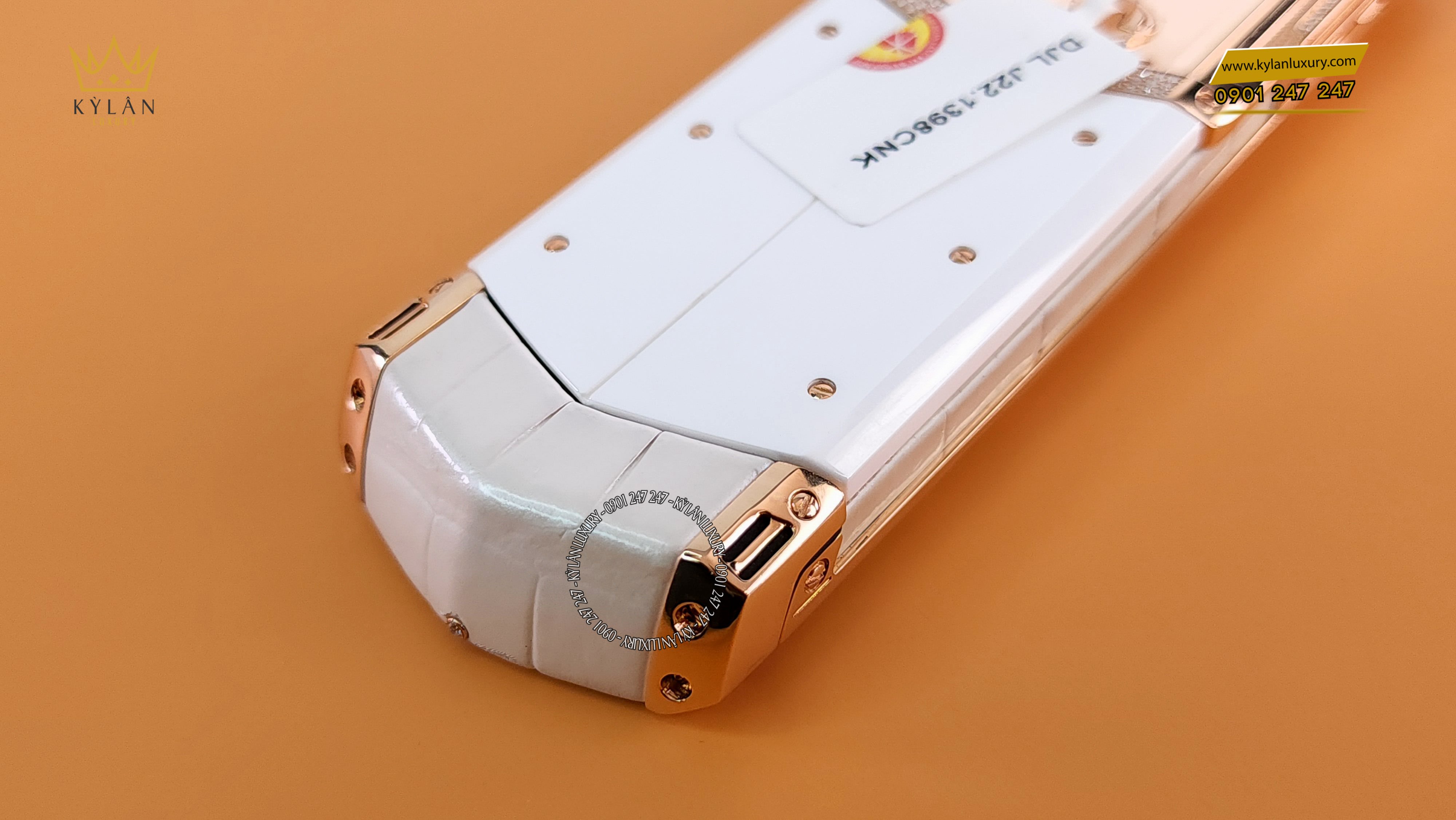 VERTU SIGNATURE S GOLD MIX DIAMOND WHITE 14 Kỳ Lân Luxury vertu signature s gold mix diamond white 2 VERTU SIGNATURE S GOLD MIX DIAMOND WHITE