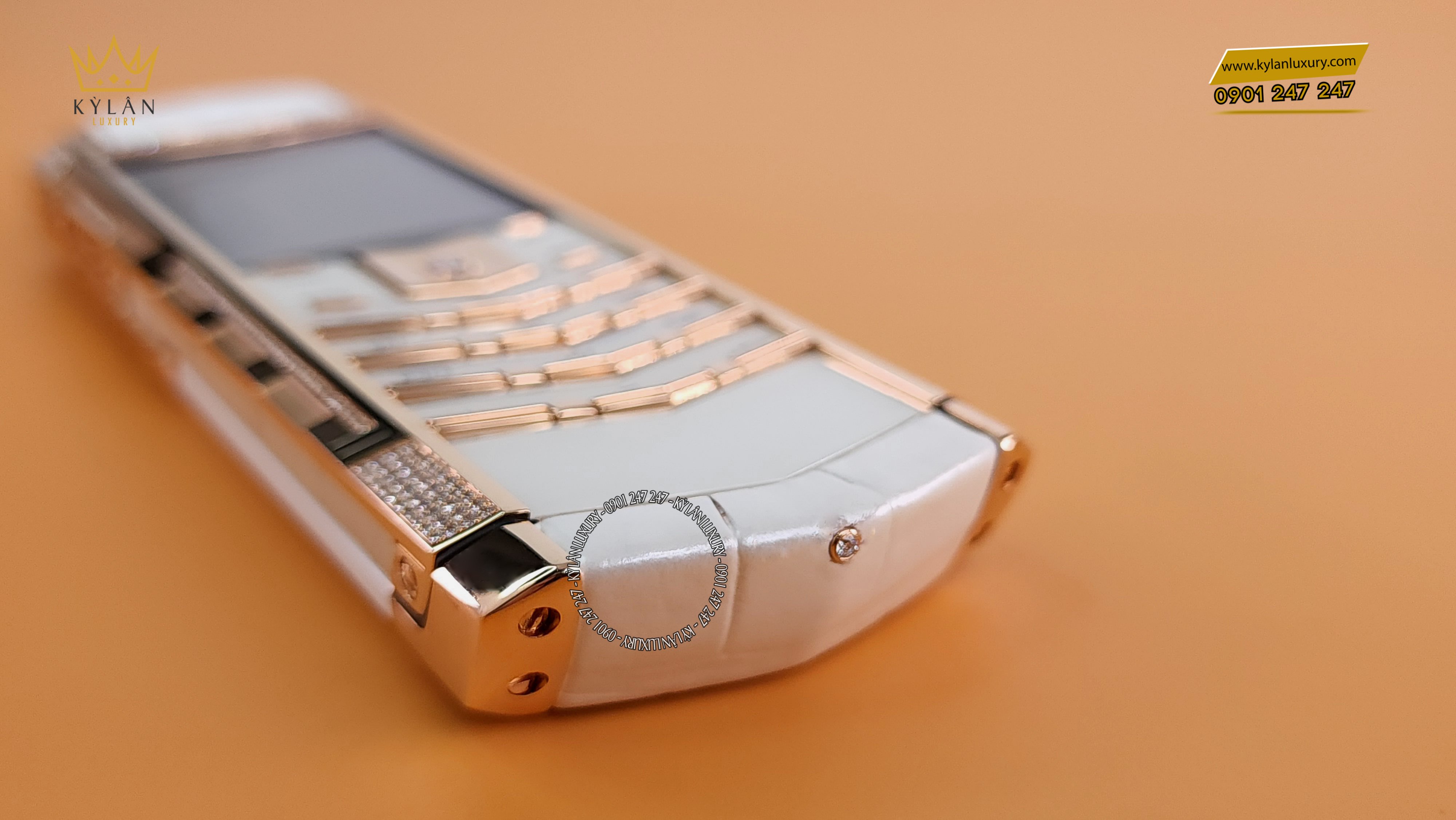 VERTU SIGNATURE S GOLD MIX DIAMOND WHITE 7 Kỳ Lân Luxury vertu signature s gold mix diamond white 6 VERTU SIGNATURE S GOLD MIX DIAMOND WHITE