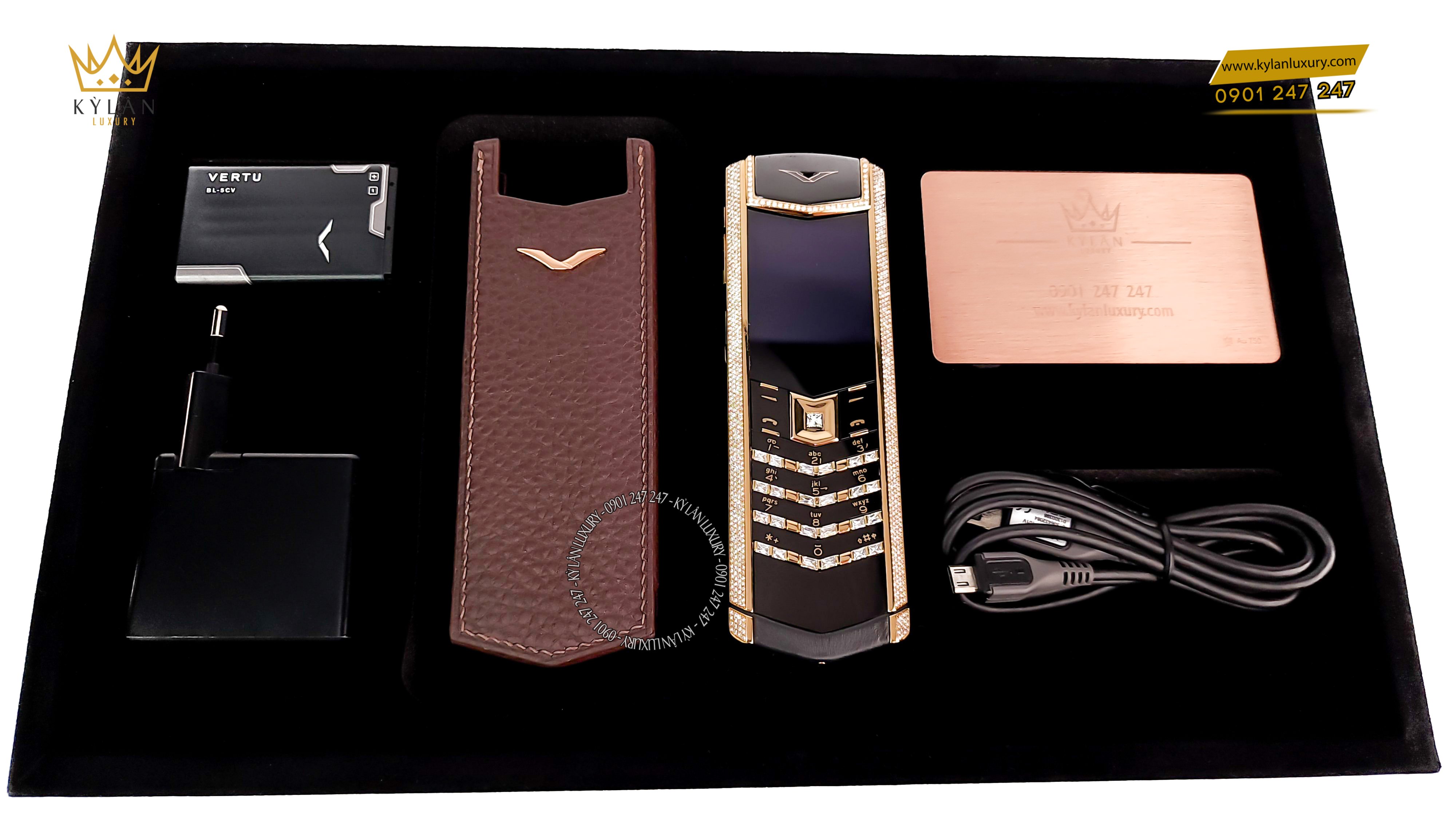 VERTU SIGNATURE S GOLD FULL DIAMOND DRAGON | Kỳ Lân Luxury