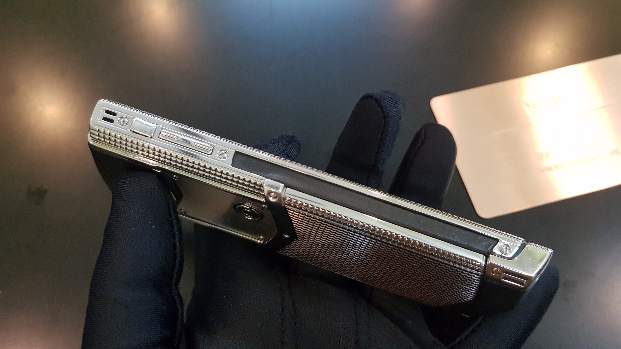 Kỳ Lân Luxury vertu signature s steel cloud de paris 10 Vertu Signature S Steel Clous De Paris