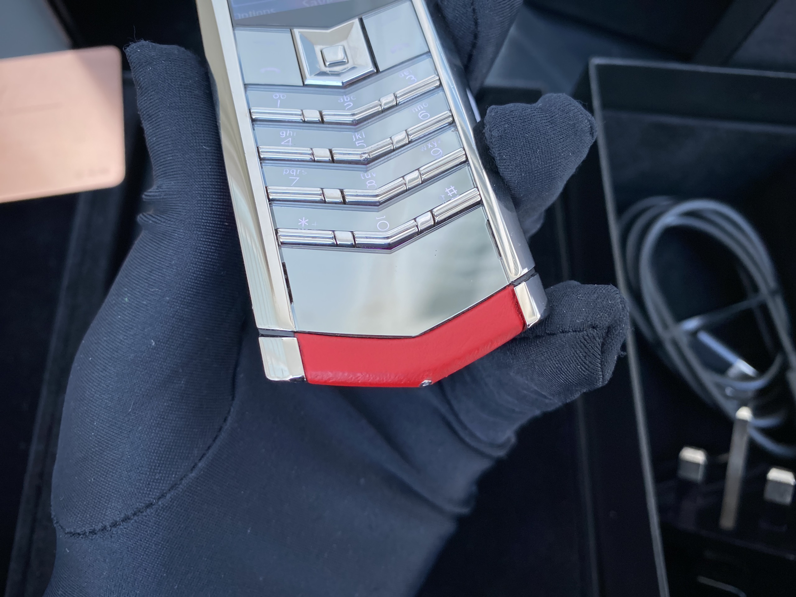 Kỳ Lân Luxury vertu signature s steel red 30 Vertu Signature S Steel Red