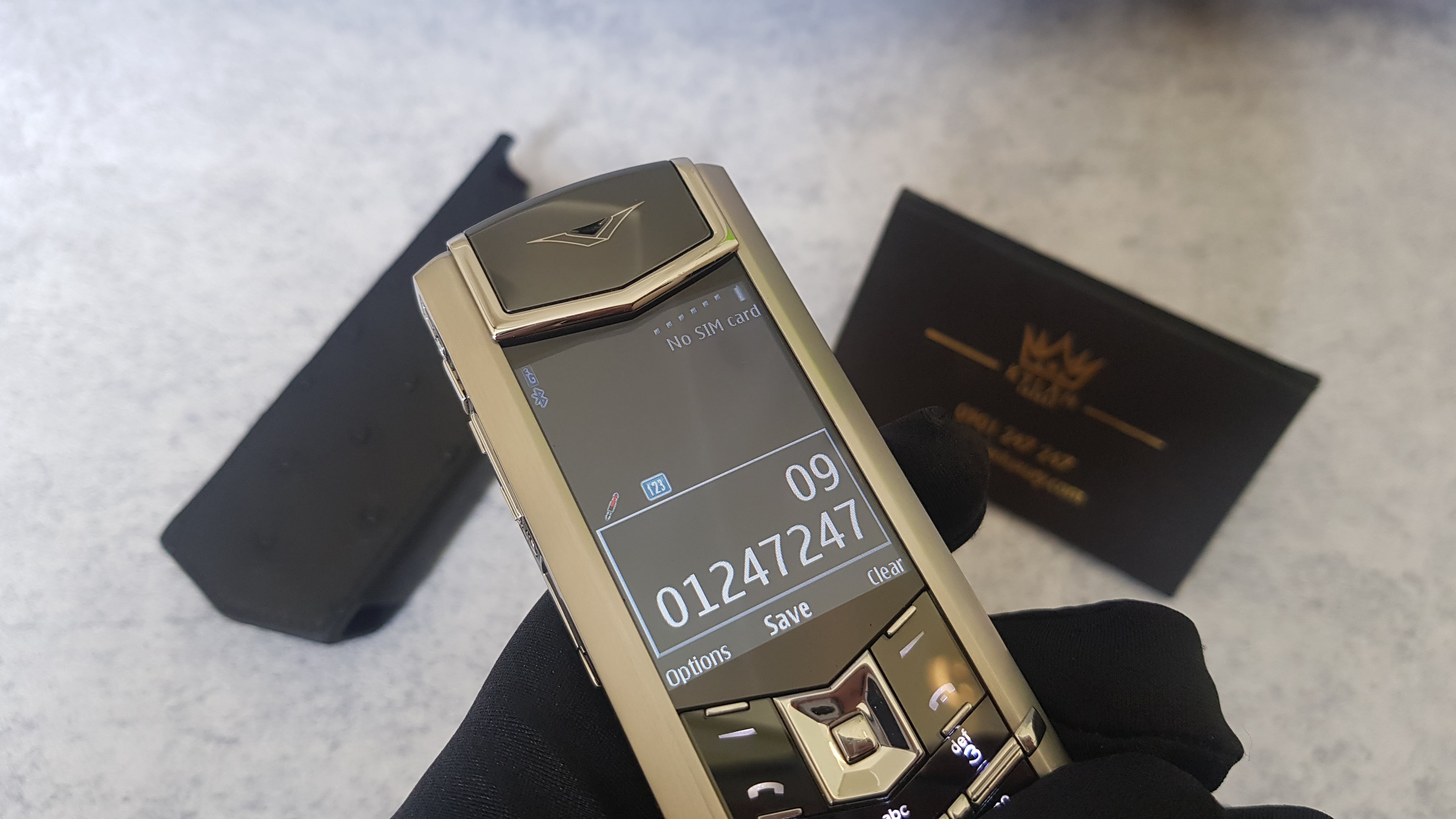 Kỳ Lân Luxury vertu signature s thep 16 Vertu Signature S Thép đẹp 99%