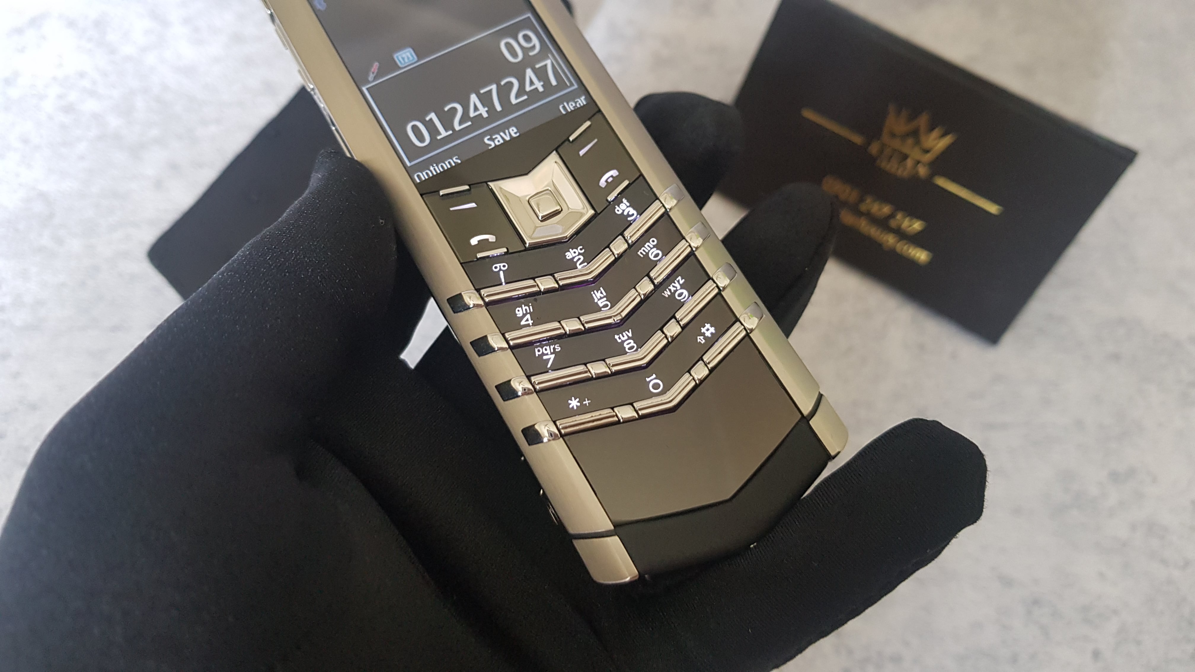 Vertu Signature S Thép đẹp 99 Kỳ Lân Luxury