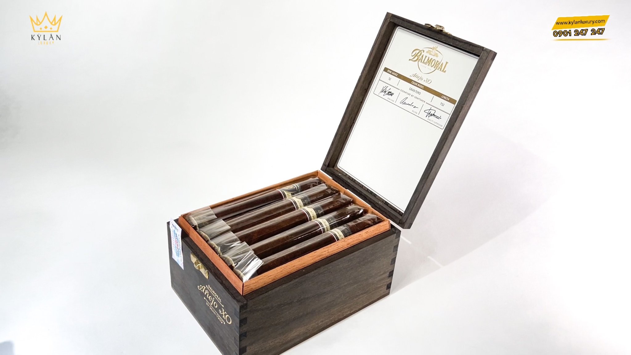 Kỳ Lân Luxury xi ga balmoral anejo xo 20 gran toro 6 Xì gà Balmoral Anejo XO 20 GRAN TORO