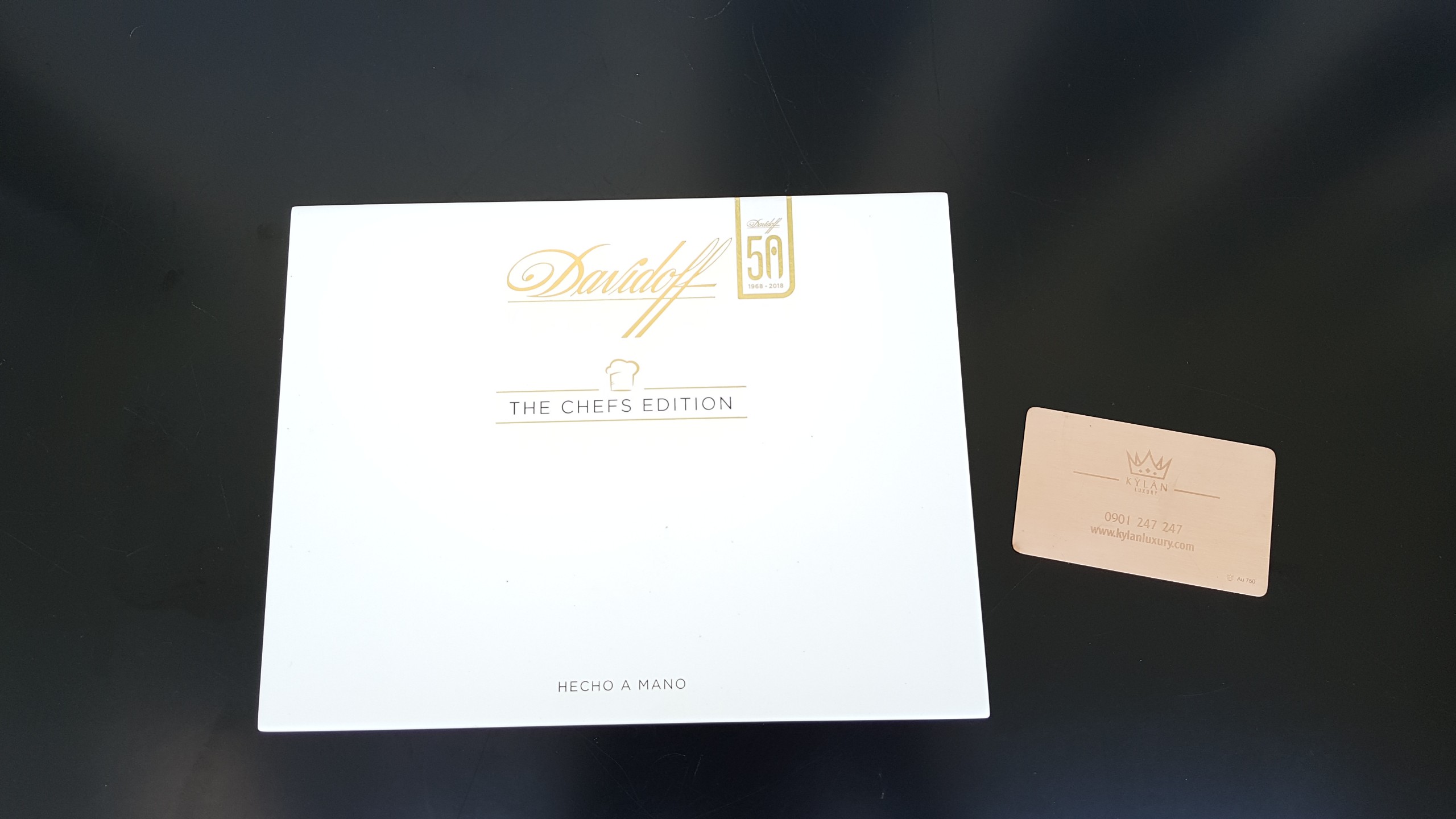 Kỳ Lân Luxury xi ga davidoff ba n ki nie m 50 na m 28 Xì gà Davidoff Chef's Edition 50th Anniversary - Cigar của thượng lưu