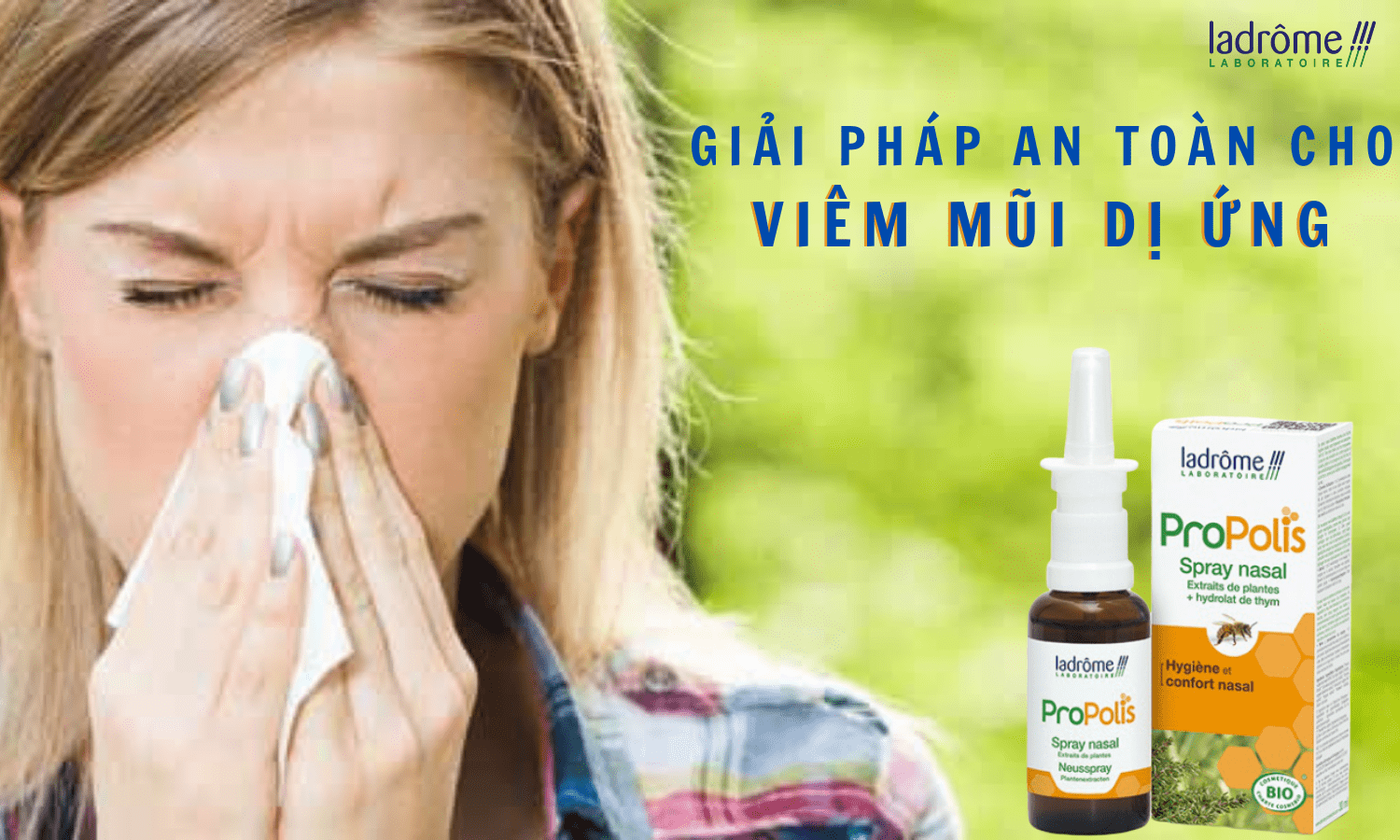 Giải pháp an toàn cho viêm mũi dị ứng!