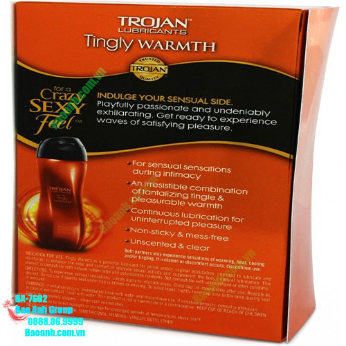 BA-7602 Gel hỗ trợ sinh lý Trojan Se Khít Cô Bé