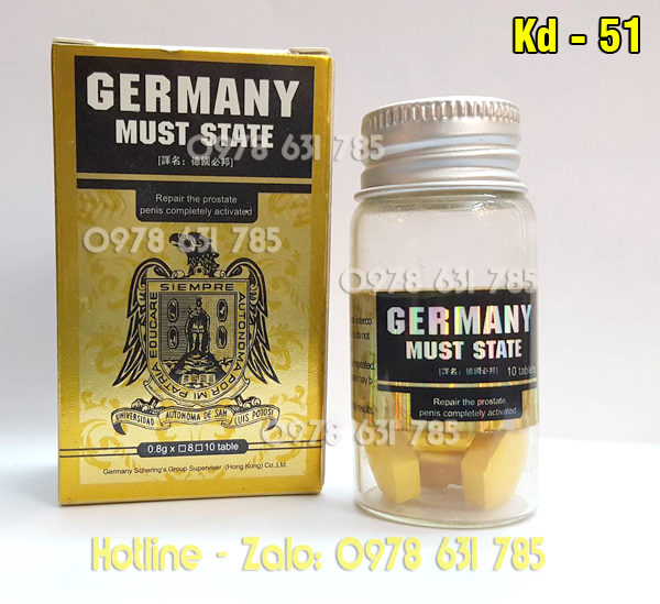 CD51 Thuốc Cường dương Germany 20 Viên