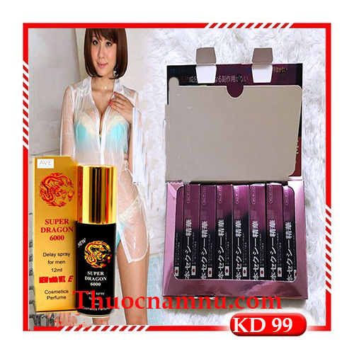 KD99 Combo Thuốc Kích cả Nam & Nữ Nhật & Thuốc Xịt Chống Xuất Tinh Cho Nam