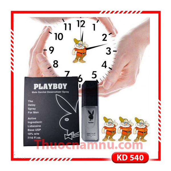 KD540 Xịt CHống Suất Tinh Sớm Play Boy