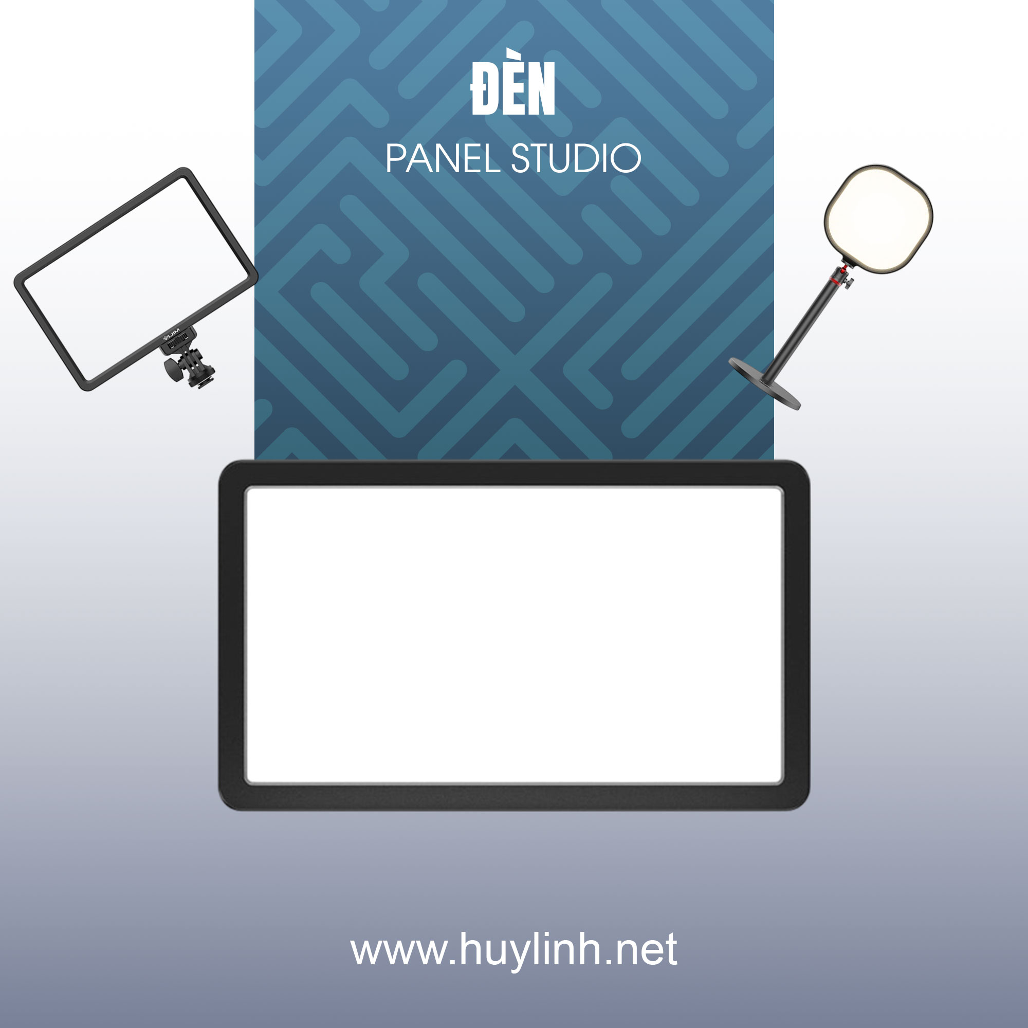 Mua đèn LED Panel Light Studio chính hãng giá rẻ tại TP HCM | Huy Linh