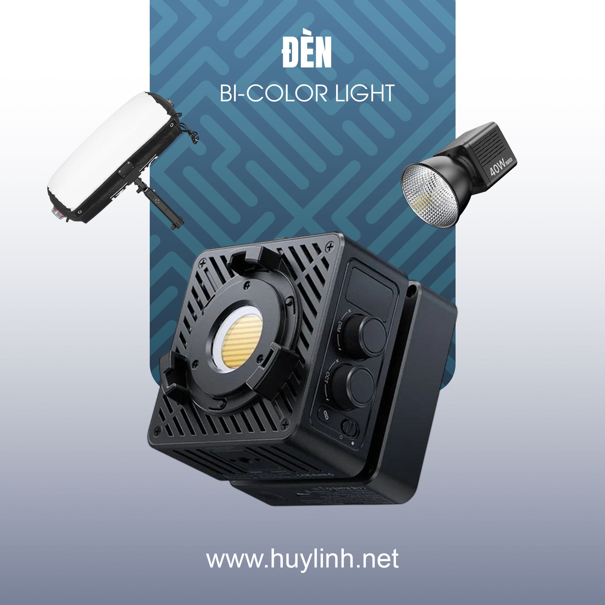 Đèn Bi-Color Light cho Studio chuyên nghiệp chính hãng tại HCM | Huy Linh