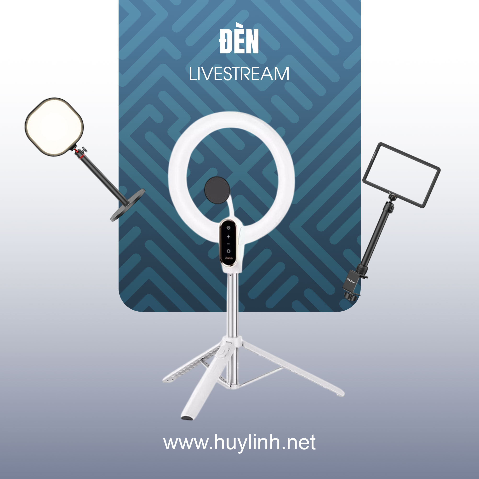 Mua bán Đèn Livestream hỗ trợ chính hãng giá rẻ TP HCM | Huy Linh