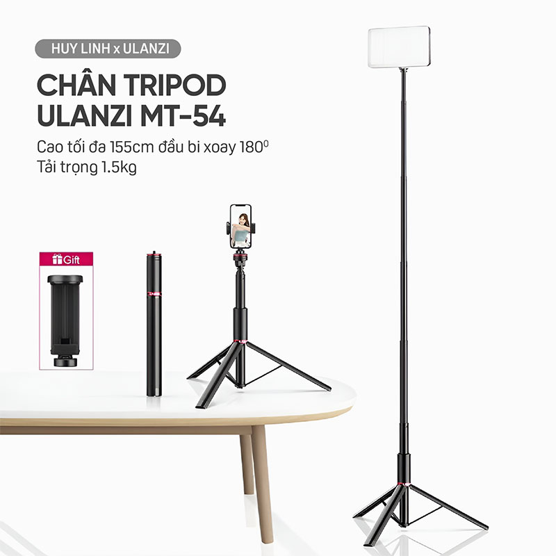 Mua chân tripod Ulanzi MT-54 - Cao tối đa 155cm đầu bi xoay 180 độ HCM ...