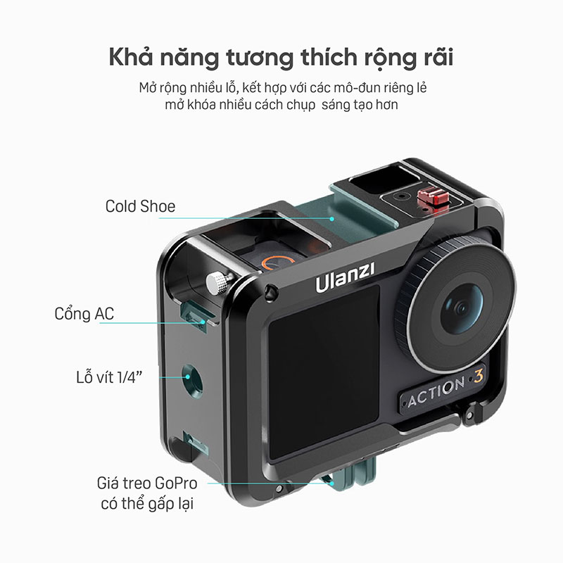 Ulanzi 3204 Cage For DJI Osmo Action - Main Image