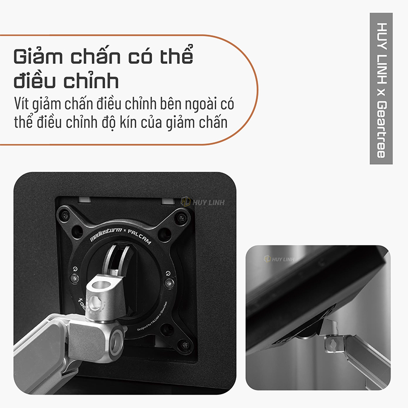 Bộ Mount kết nối tay Arm vào màn hình Dektop ngàm Vesa khả năng