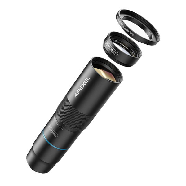 Lens Apexel Tele10x zoom cực xa chính hãng tại TP HCM