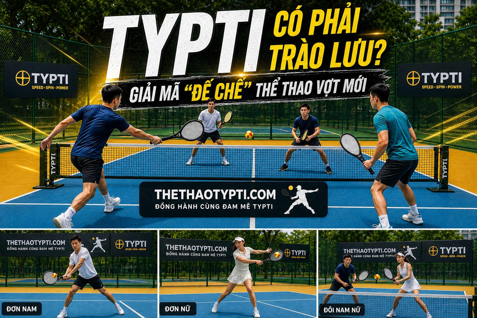 TYPTI Có Phải Trào Lưu? Giải Mã Đế Chế Thể Thao Vợt Mới