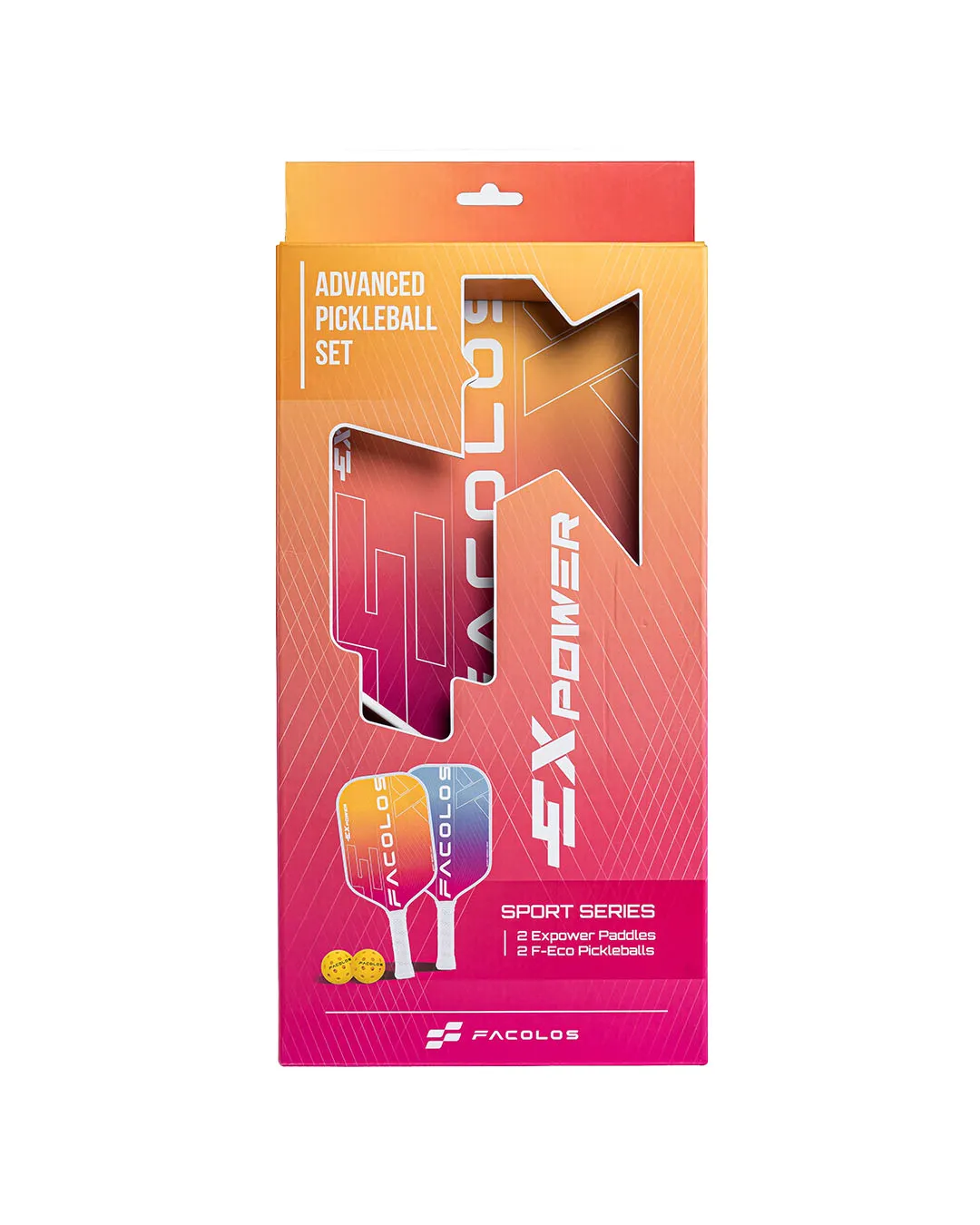 Vợt Pickleball Facolos Sport Series – ExPower White 14mm