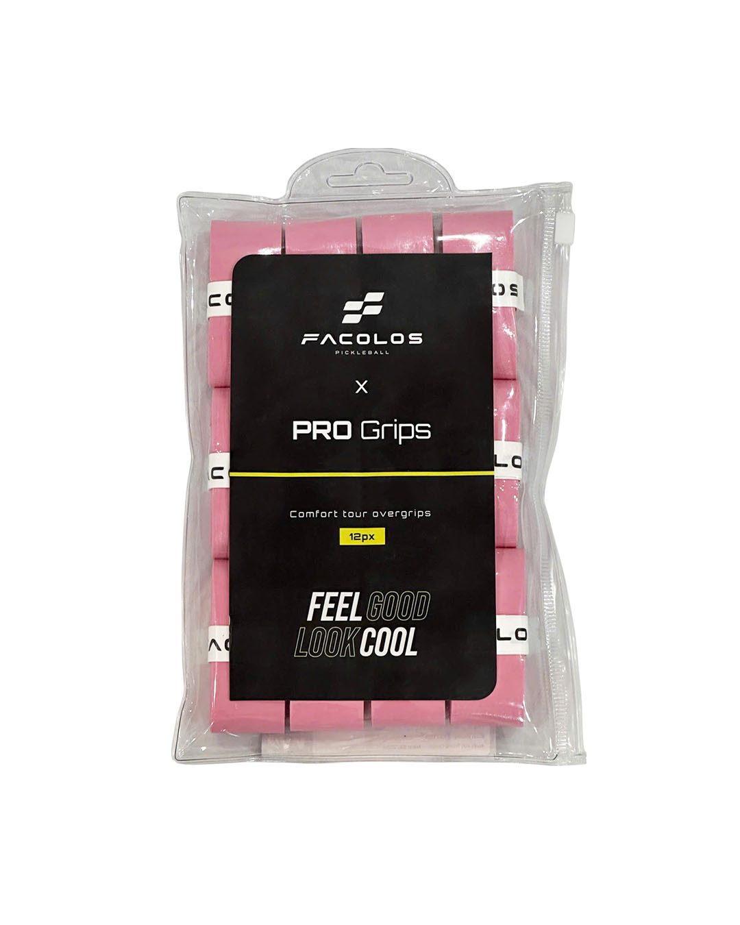 Quấn Cán Vợt Pickleball Facolos Pro Grips – Vỷ 12 Chiếc PU Cao Cấp