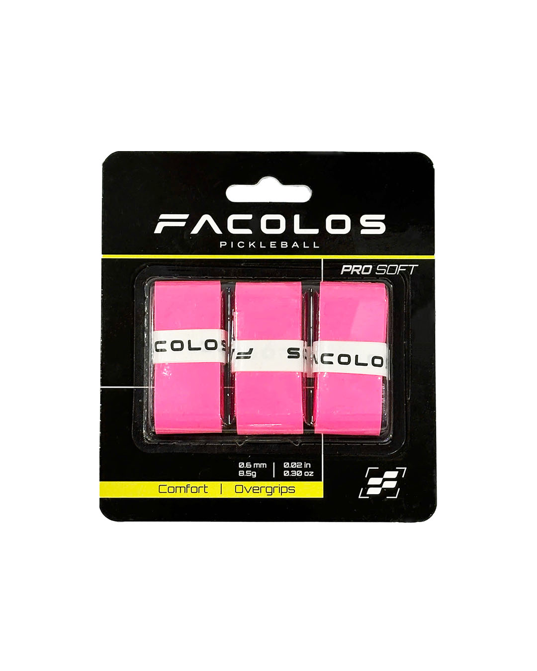 Quấn Cán Vợt Pickleball Facolos Pro Grips – Vỷ 3 Chiếc PU Cao Cấp