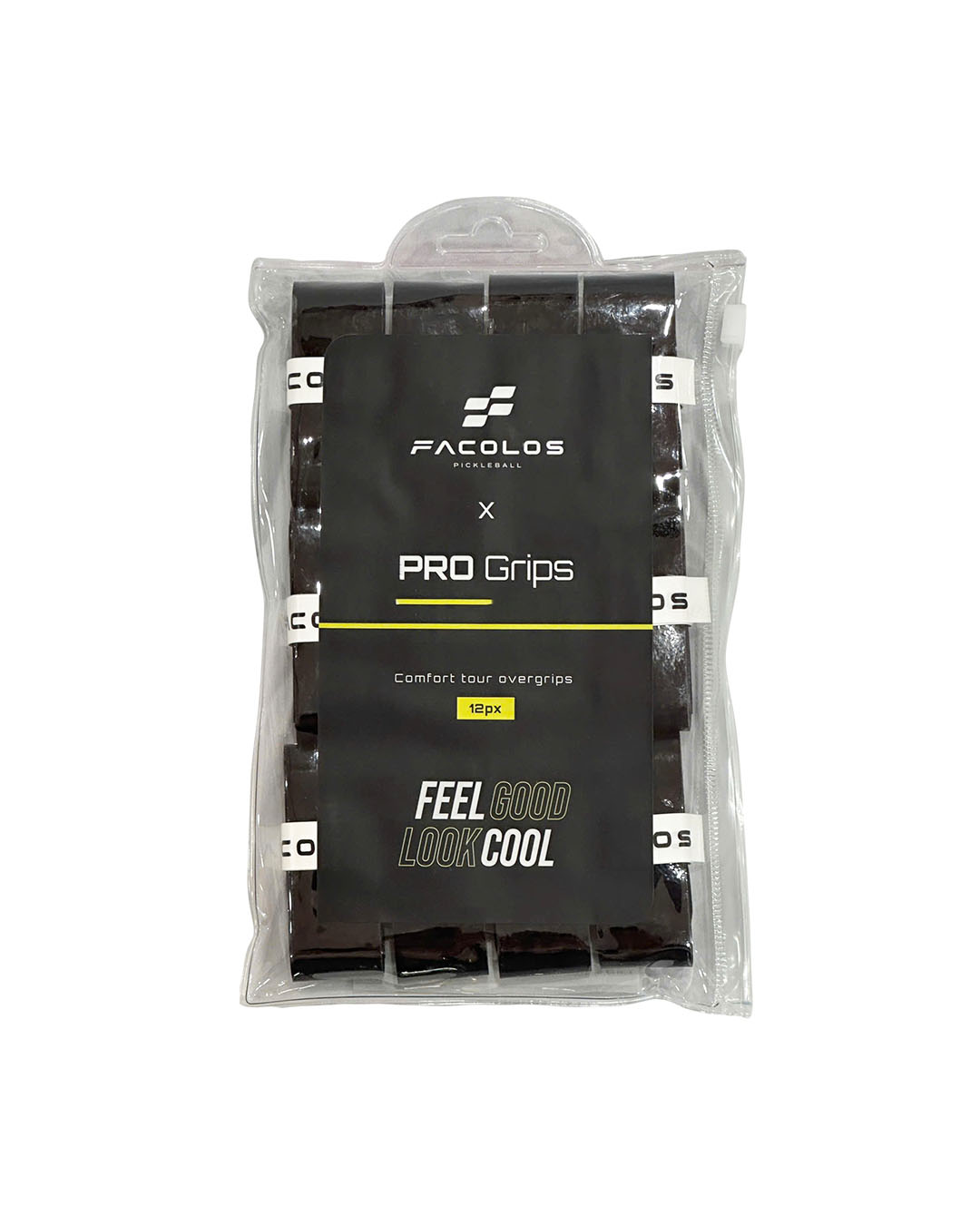 Quấn Cán Vợt Pickleball Facolos Pro Grips – Vỷ 12 Chiếc PU Cao Cấp