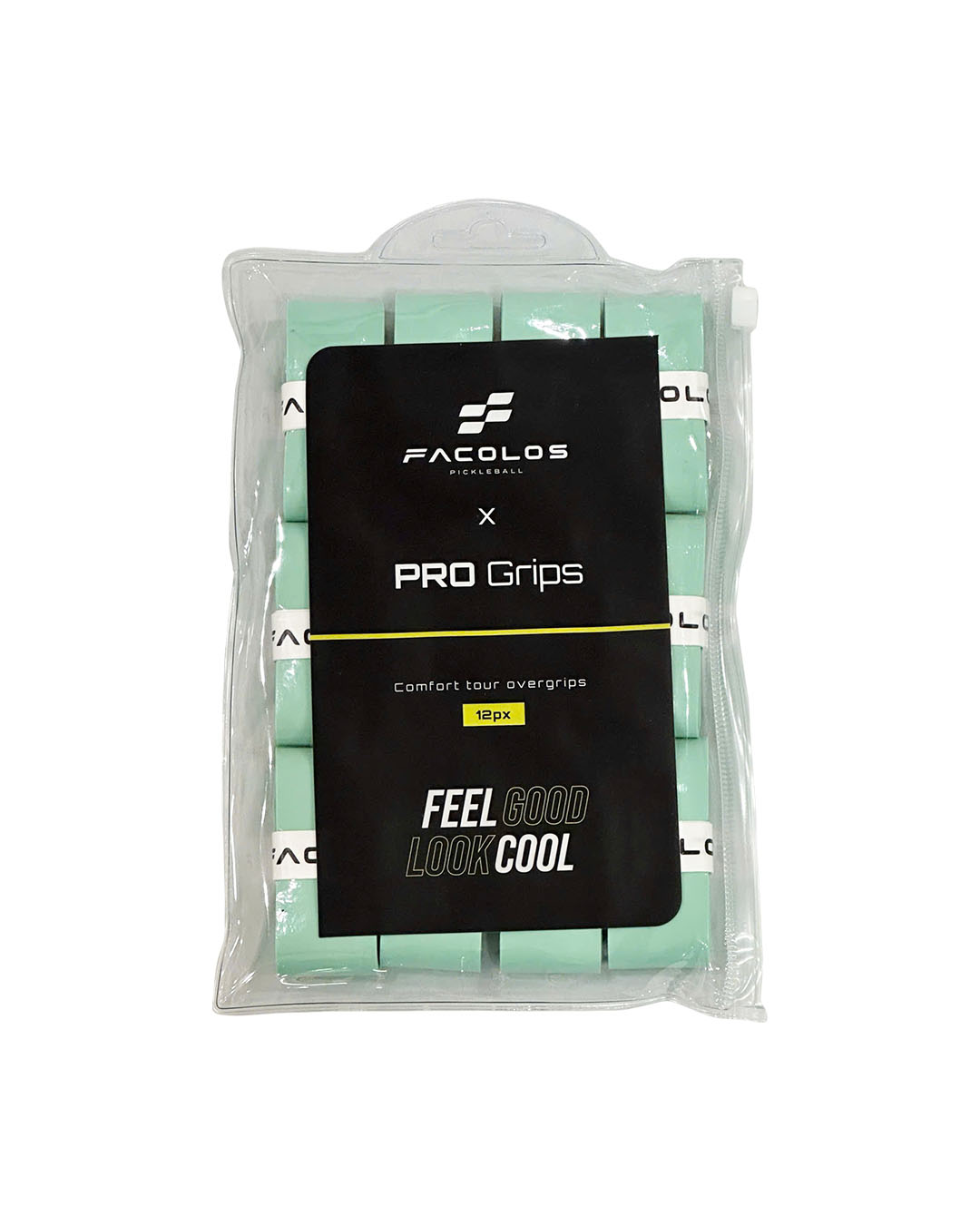 Quấn Cán Vợt Pickleball Facolos Pro Grips – Vỷ 12 Chiếc PU Cao Cấp