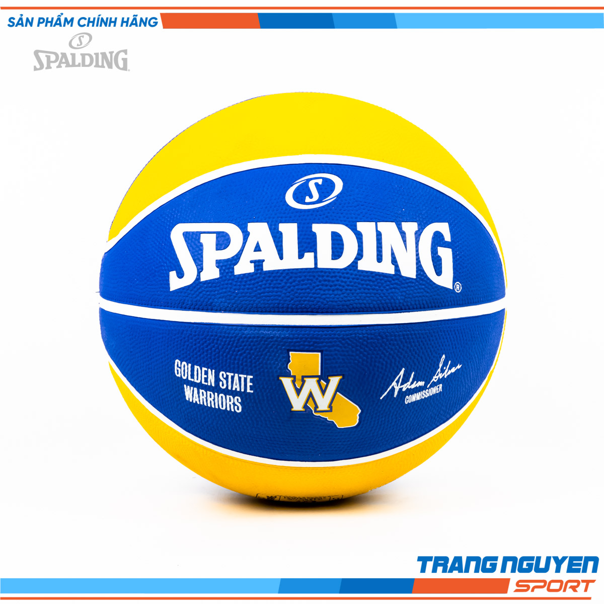 Quả Bóng rổ Spalding NBA TEAM GOLDEN STATE WARRIOS | 83-515Z (Outdoor)