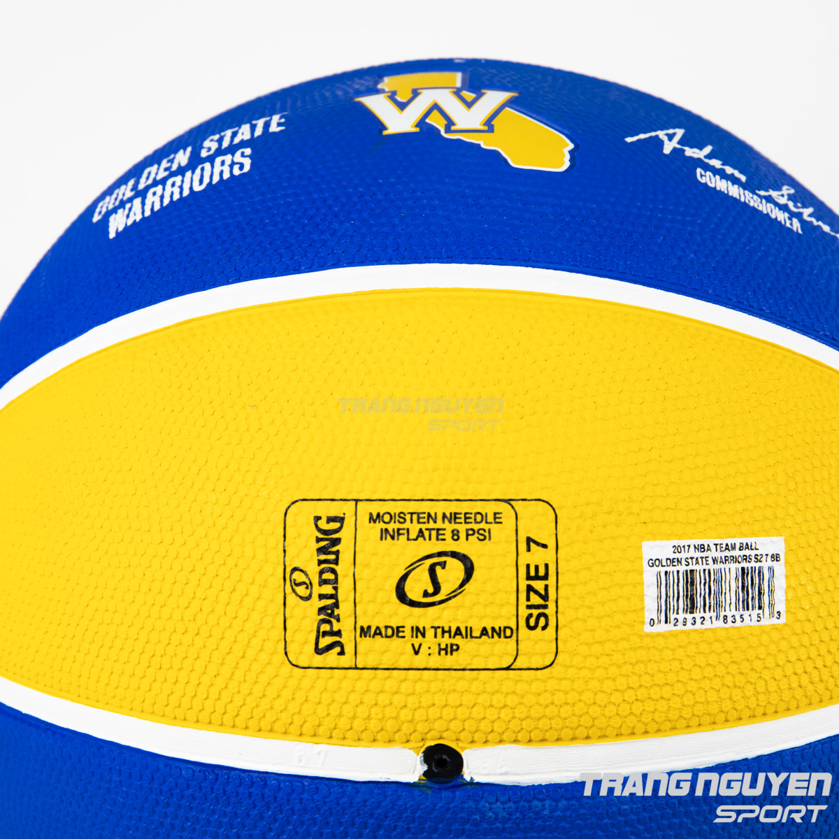 Quả Bóng rổ Spalding NBA TEAM GOLDEN STATE WARRIOS | 83-515Z (Outdoor)