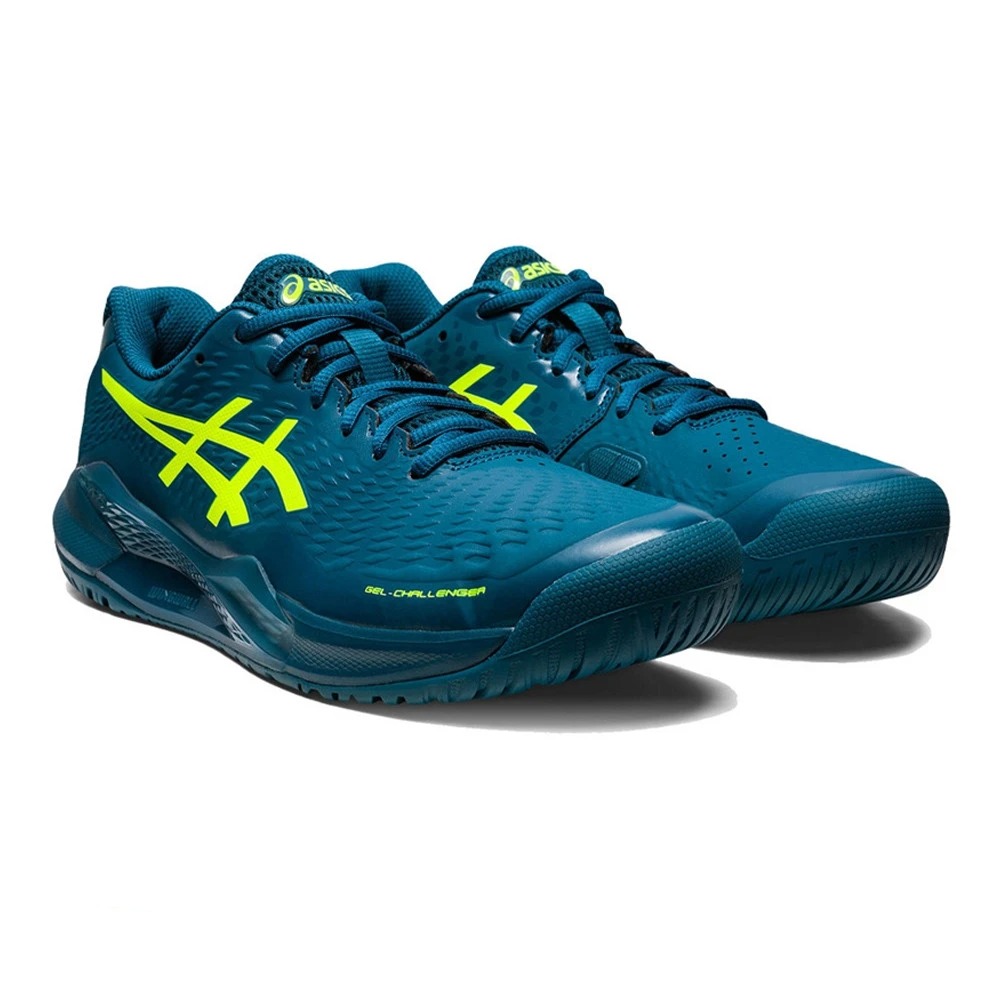 Giày Tennis Asics Gel Challenger 14 Teal/Safety Yellow (1041A405-400)