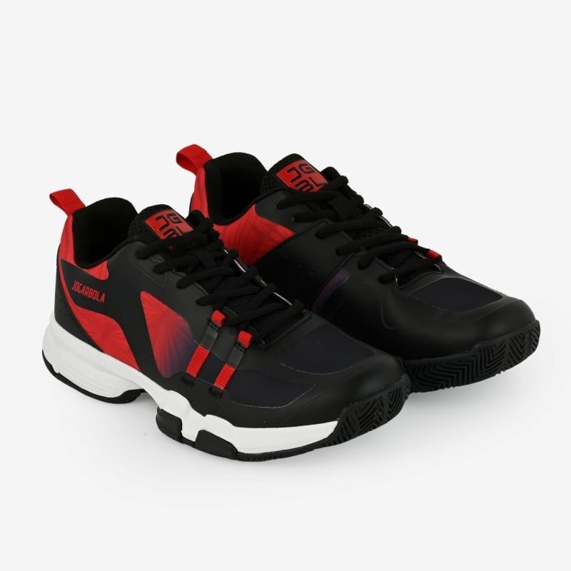 Giày Pickleball Jogarbola JG-220822 Size 39-44 cho Nam - Màu Đen/Đỏ