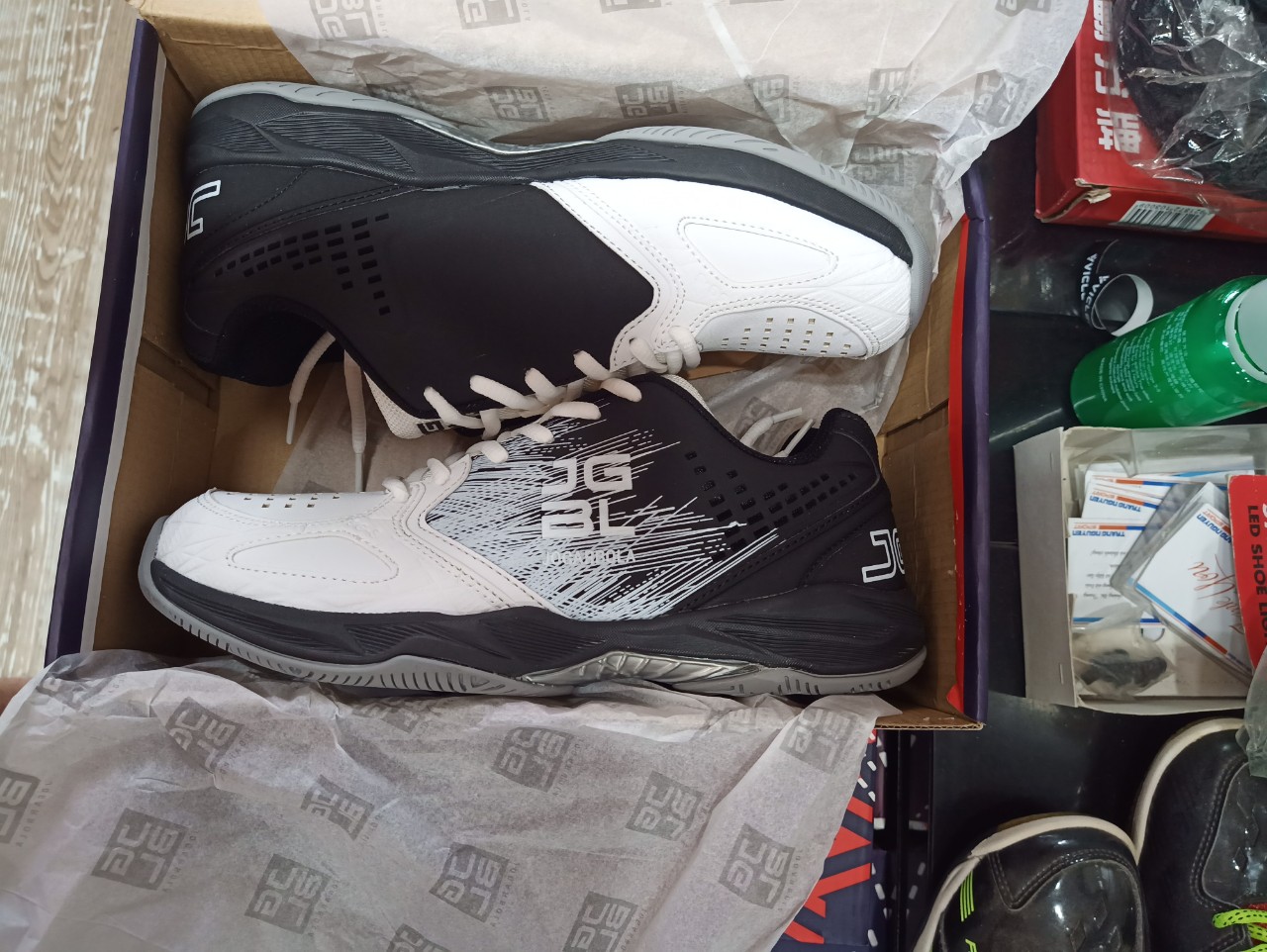 Giày Tennis Nam JOGARBOLA 21006 Màu Trắng - Động Lực