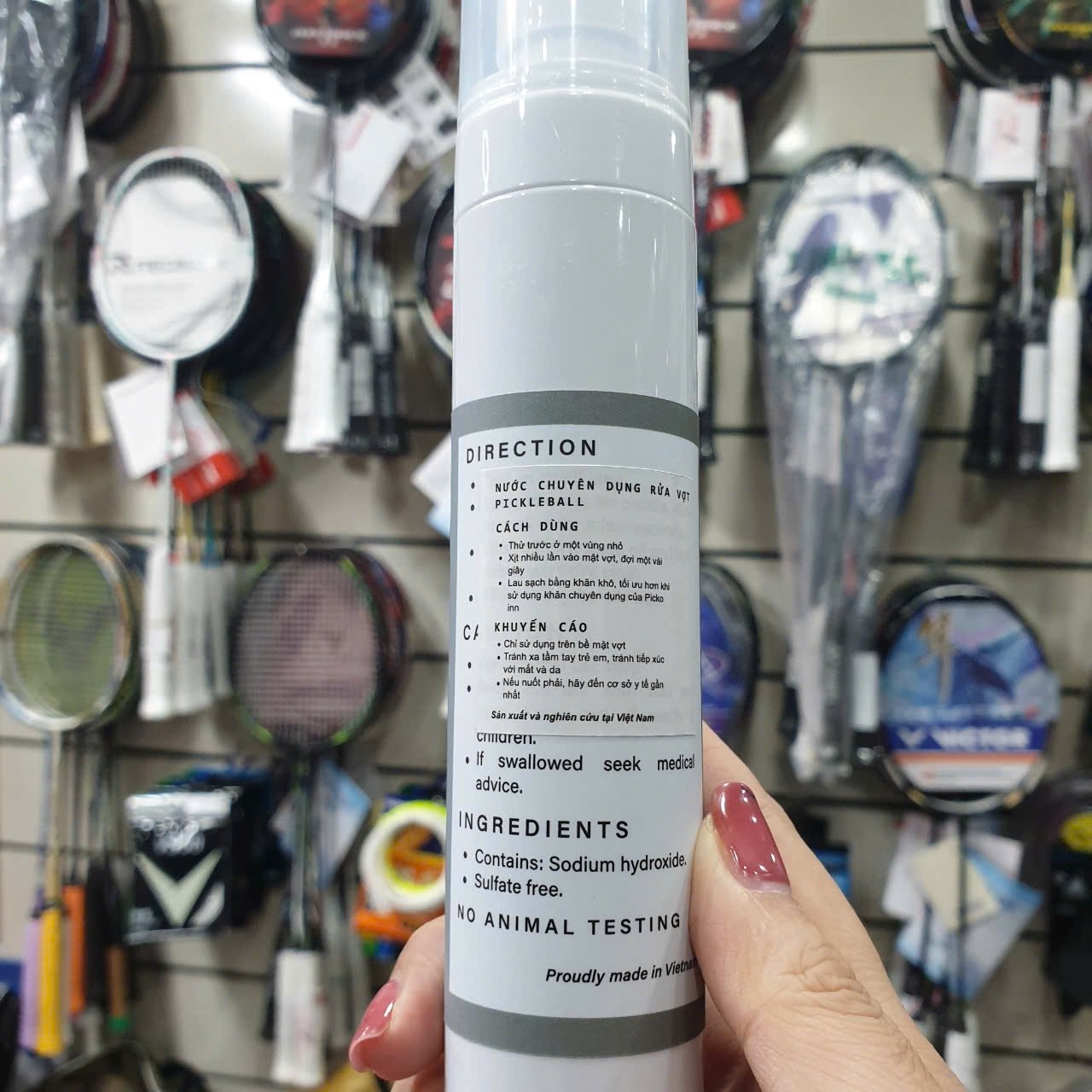 Lọ Xịt Vệ Sinh Mặt Vợt Pickleball Pick Inn