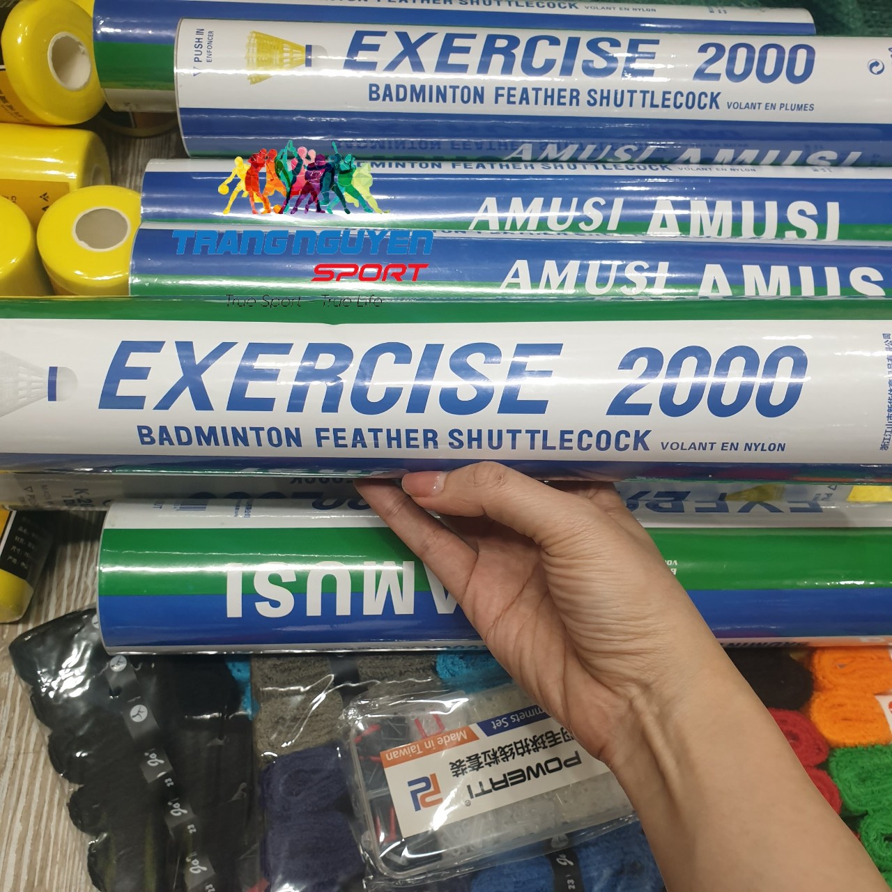 Quả Cầu Lông Nhựa Exercise 2000 K-2000 badminton feather shuttlecock