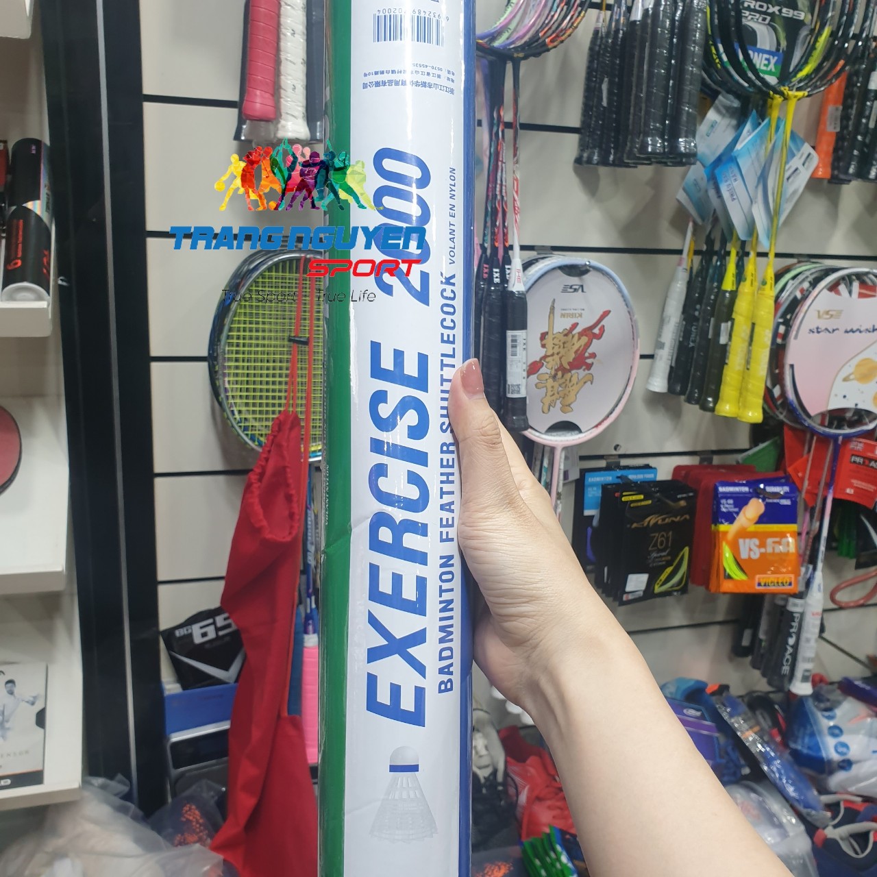 Quả Cầu Lông Nhựa Exercise 2000 K-2000 badminton feather shuttlecock