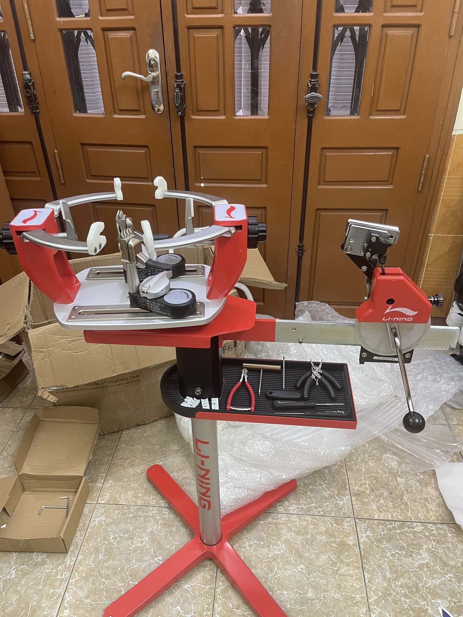 Máy Căng Vợt Cơ Lining M708 Cũ 99% | Giá gần 3x.Tr