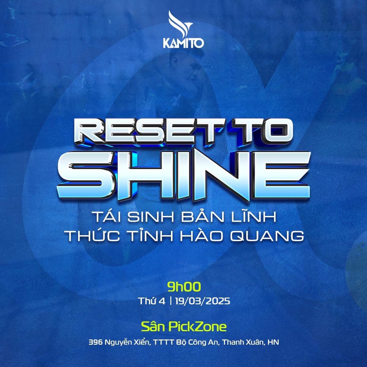 Vợt Pickleball Kamito Alpha α Lý Hoàng Nam