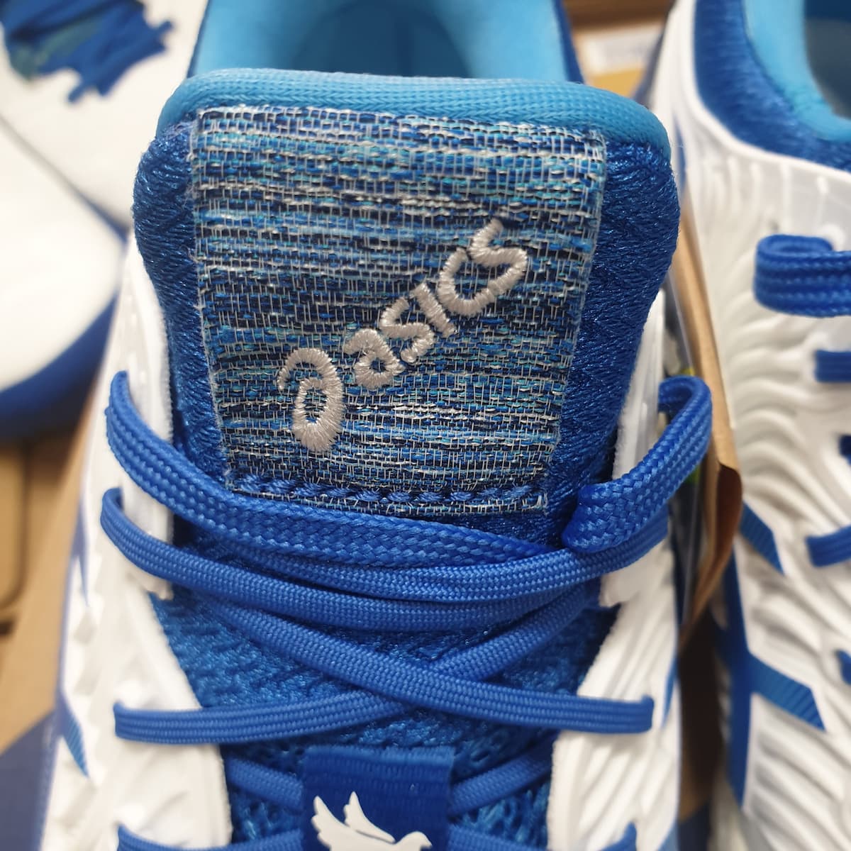 Giầy Tennis Asics Court FF2 Novak White/Tuna Blue (1041A343-960)