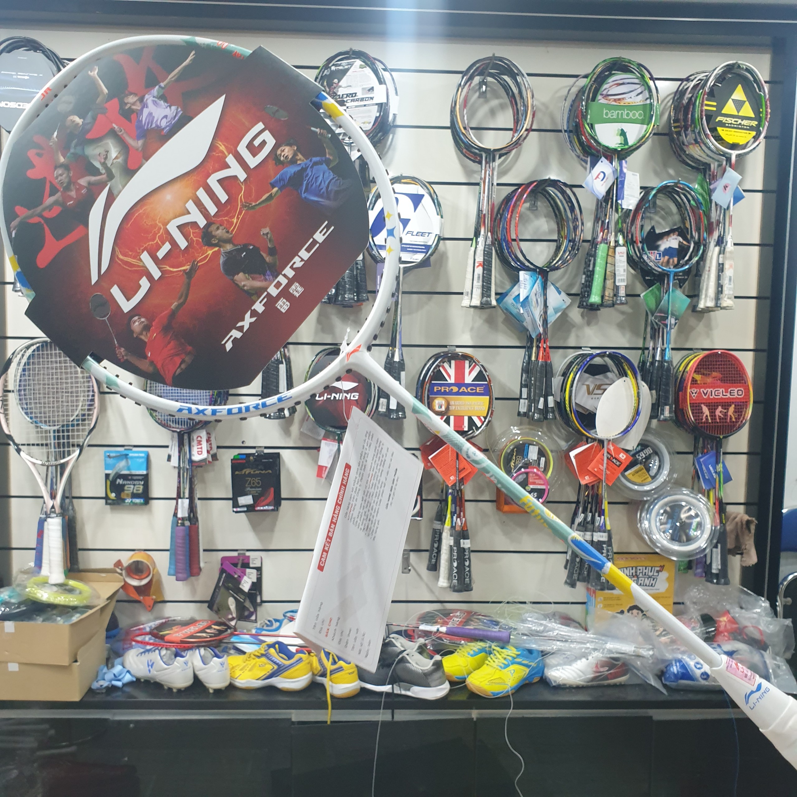 Vợt Cầu Lông Li-Ning AXForce  JR  White/Black